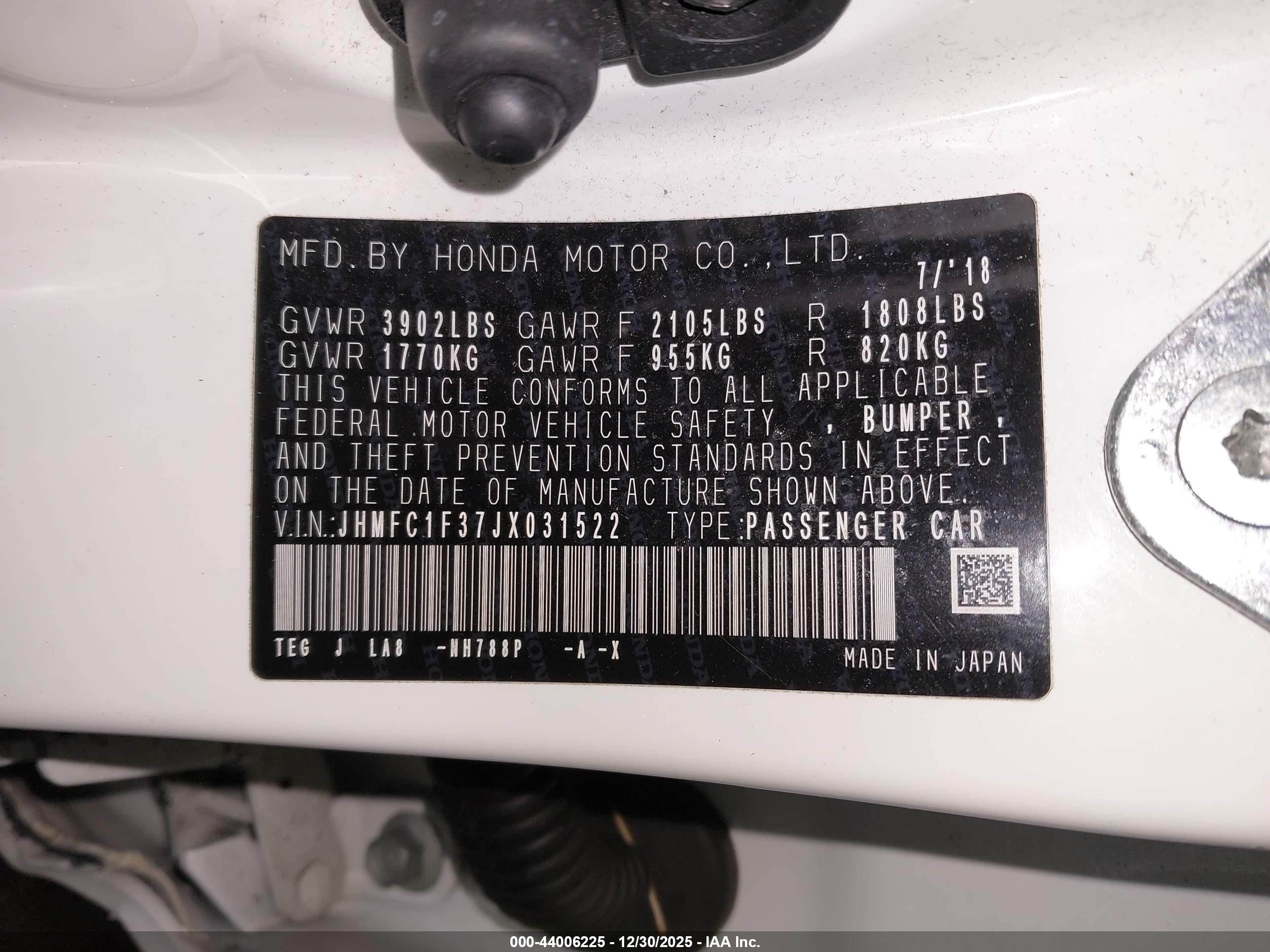 HONDA CIVIC image 9