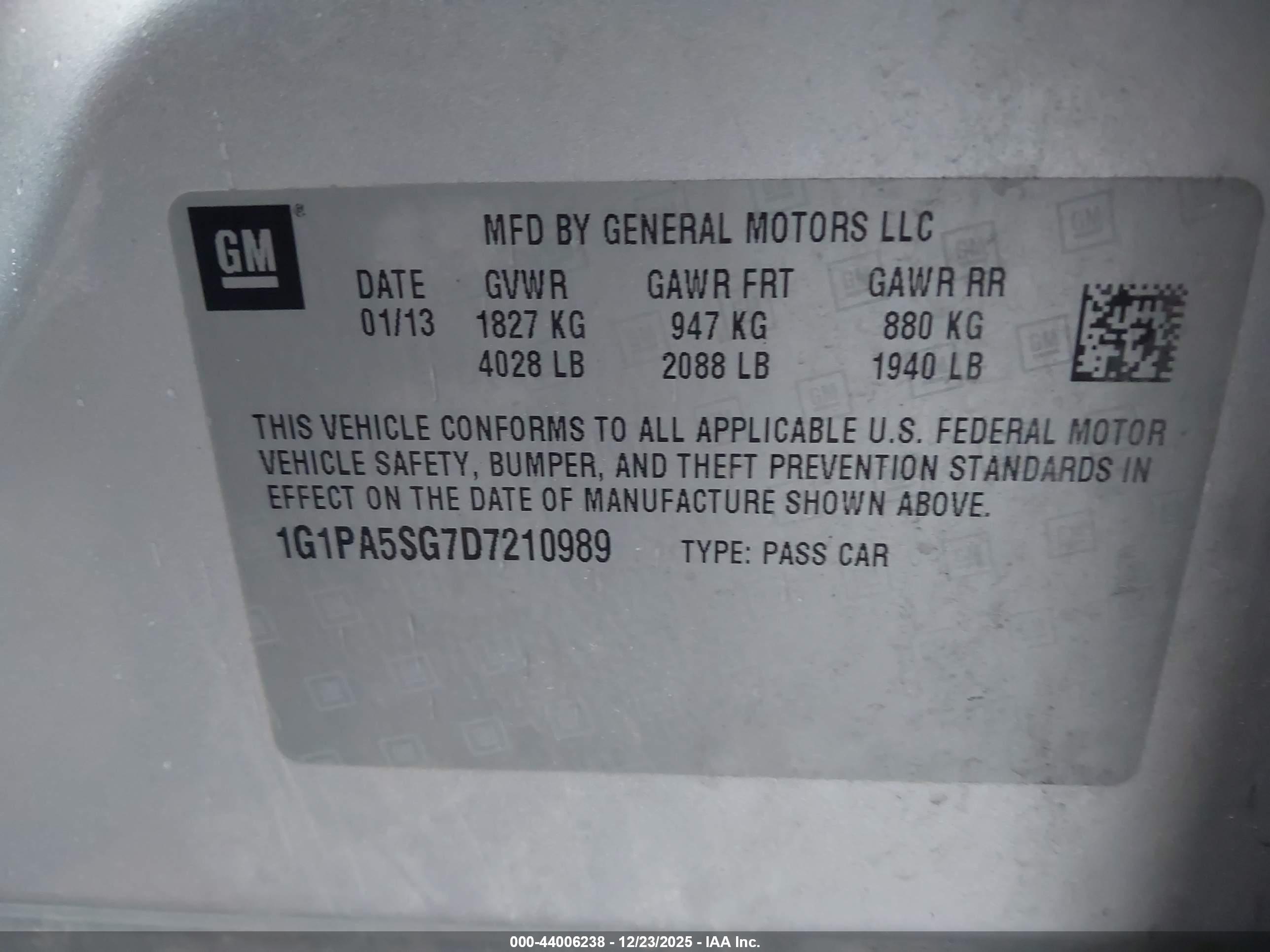 CHEVROLET CRUZE image 9