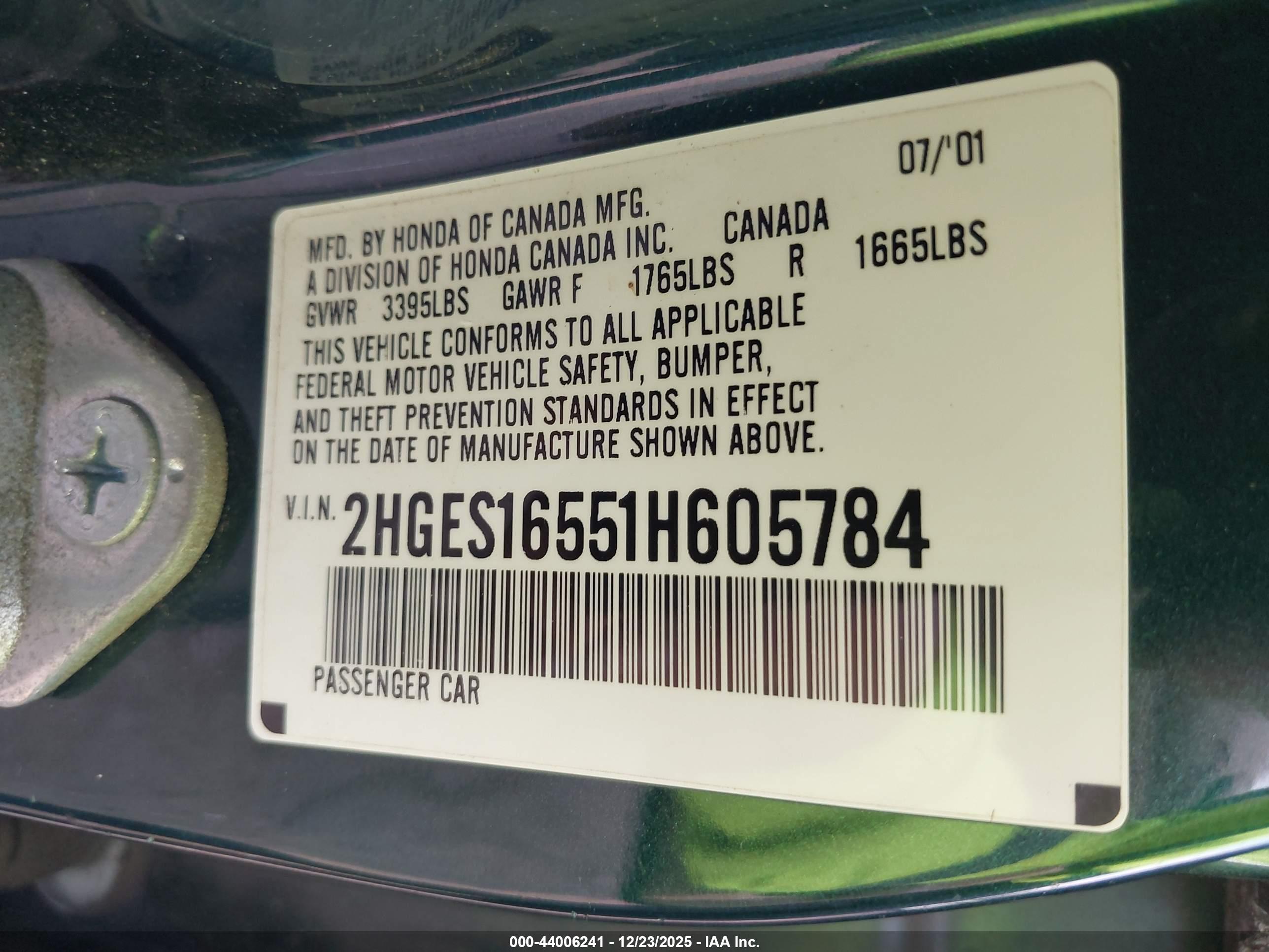 HONDA CIVIC image 9