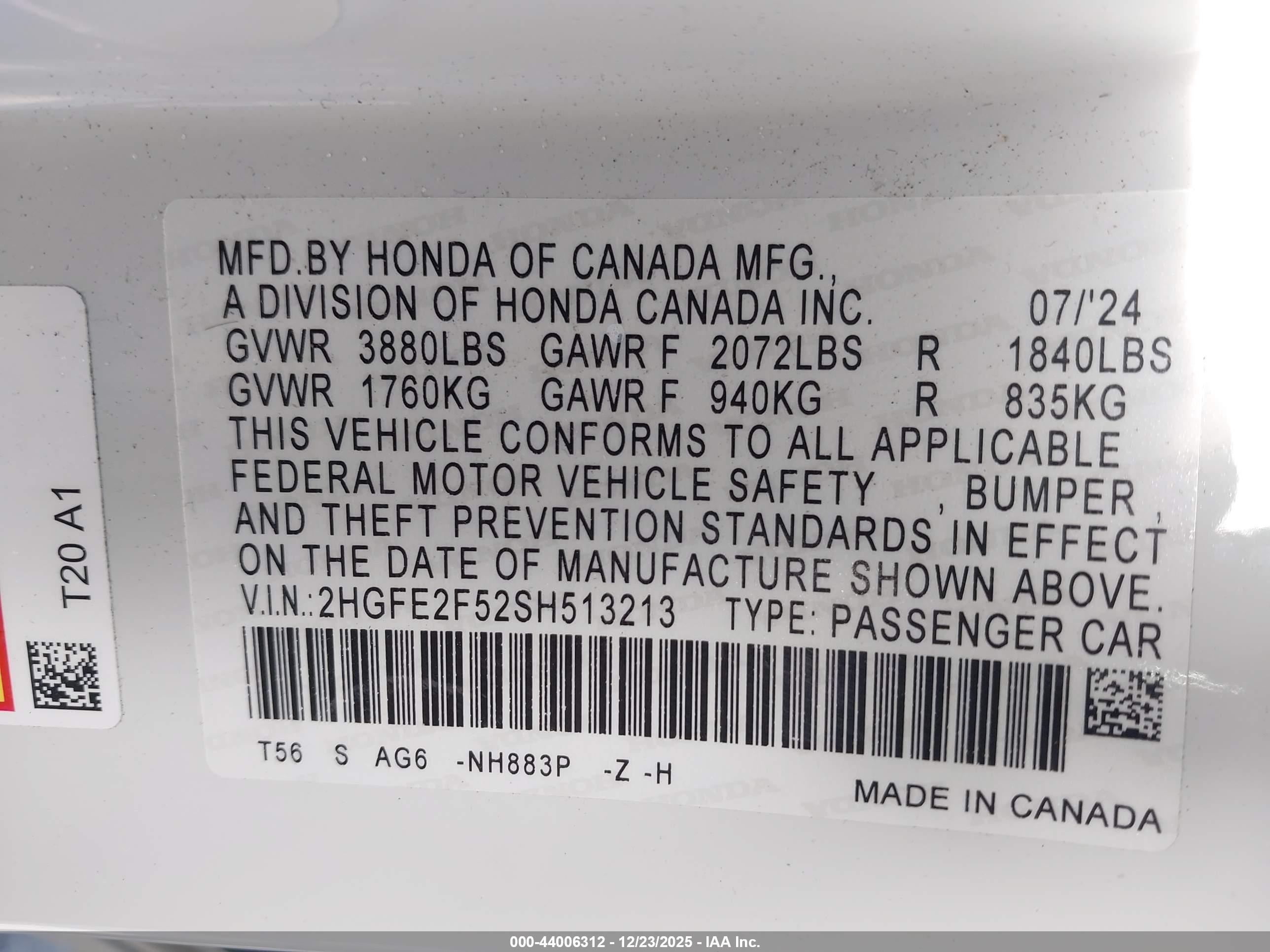 HONDA CIVIC image 9