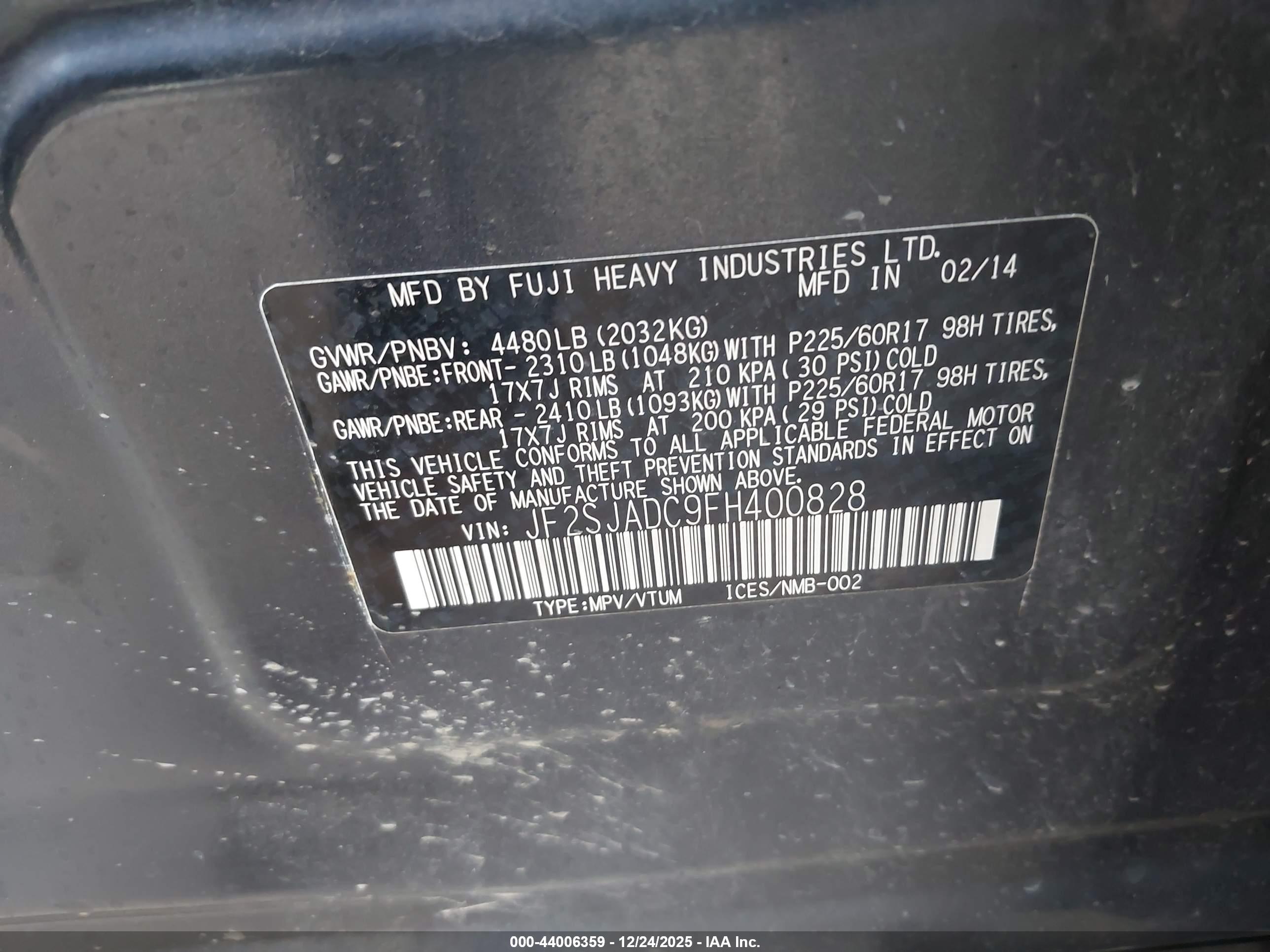SUBARU FORESTER image 9