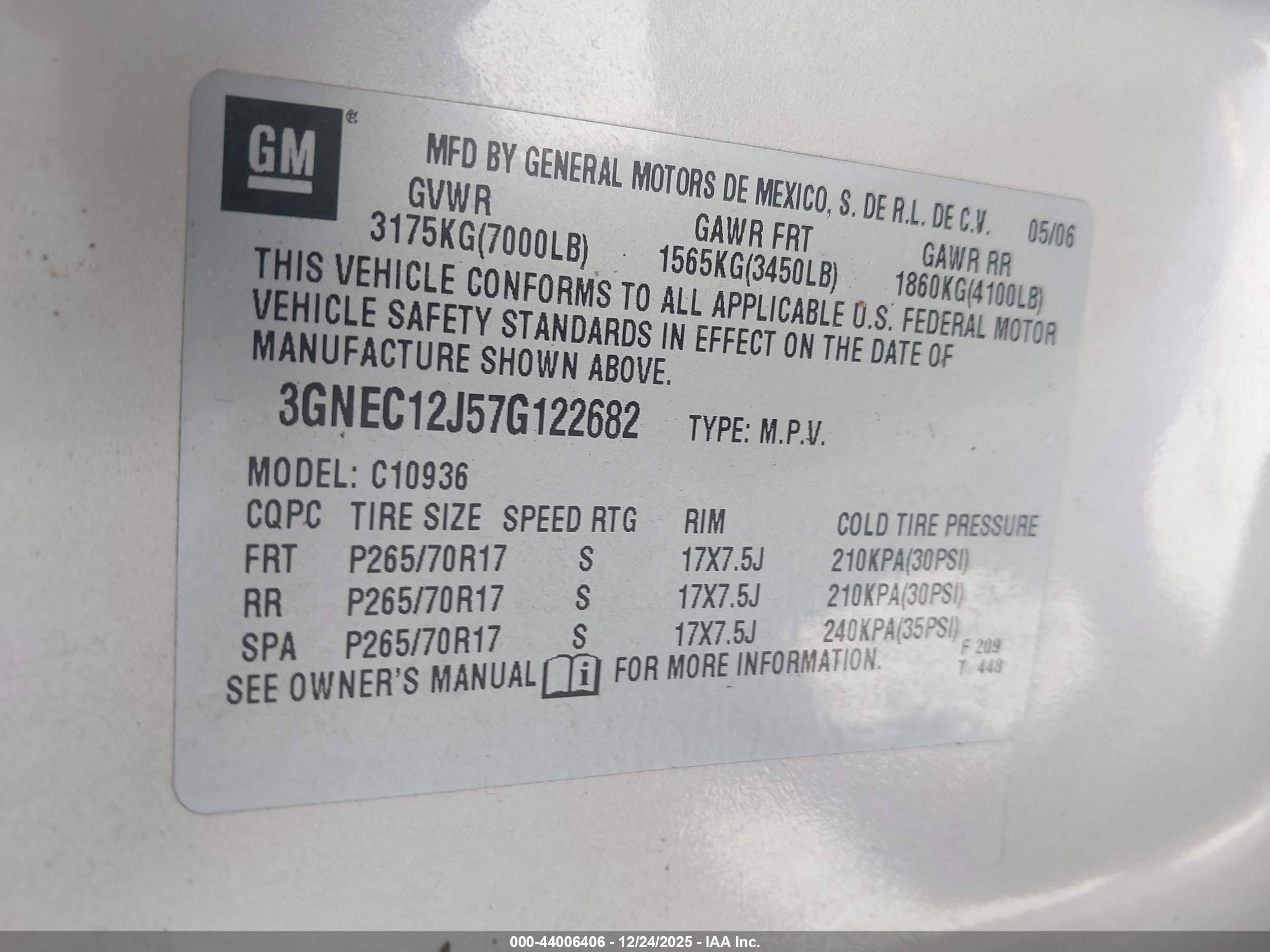CHEVROLET AVALANCHE image 9