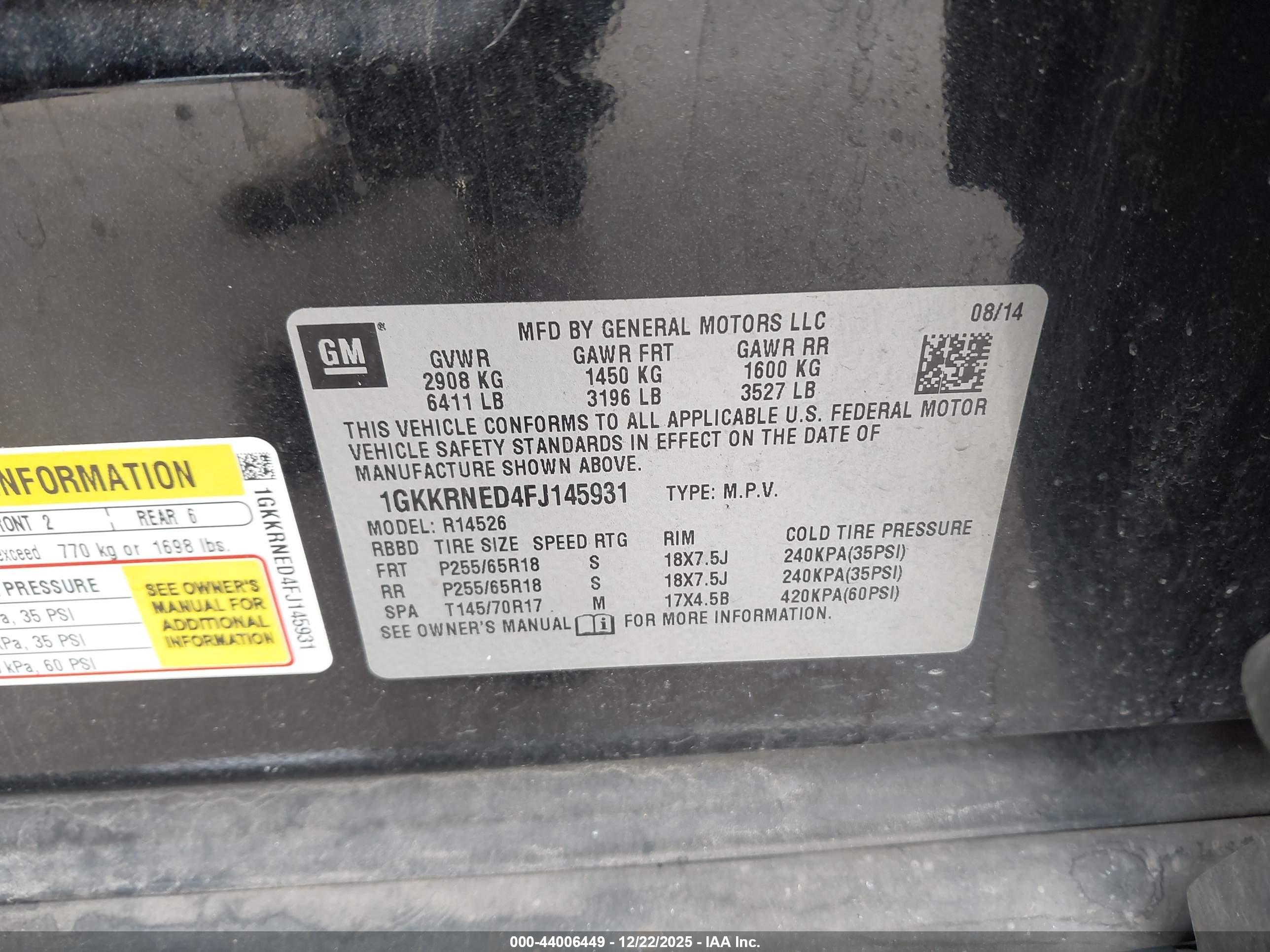 GMC ACADIA image 9