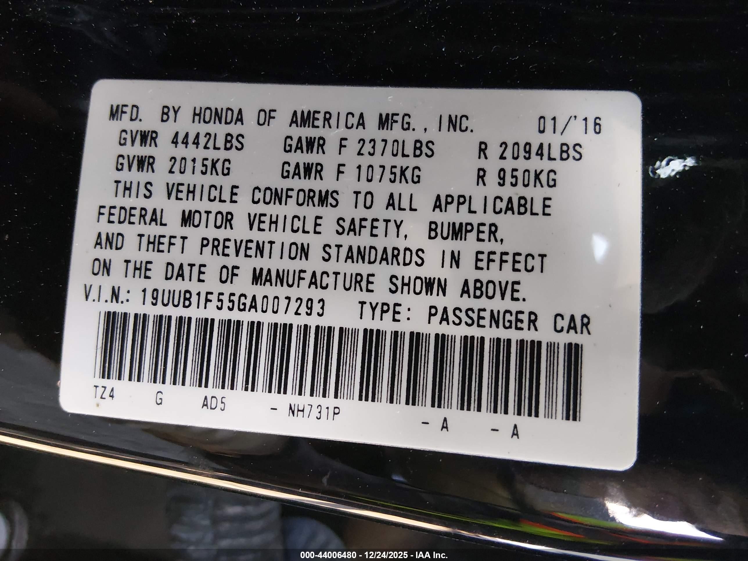 ACURA TLX image 9
