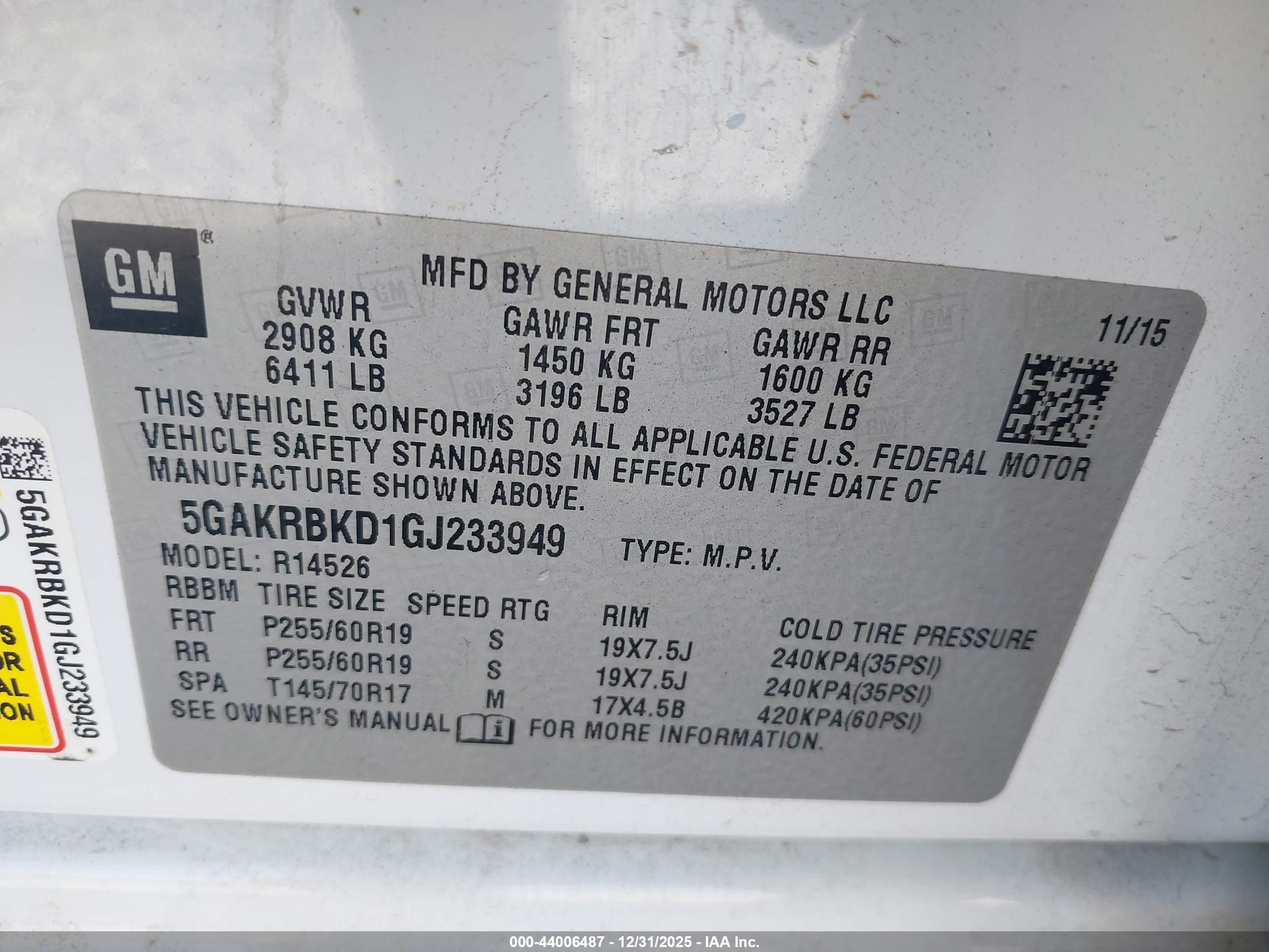 BUICK ENCLAVE image 9