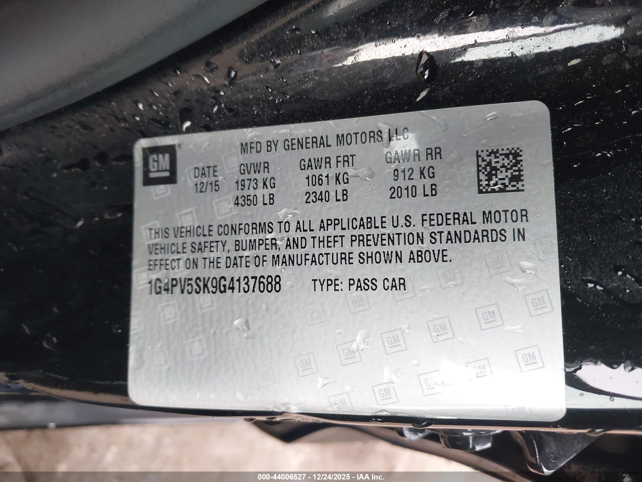 BUICK VERANO image 9