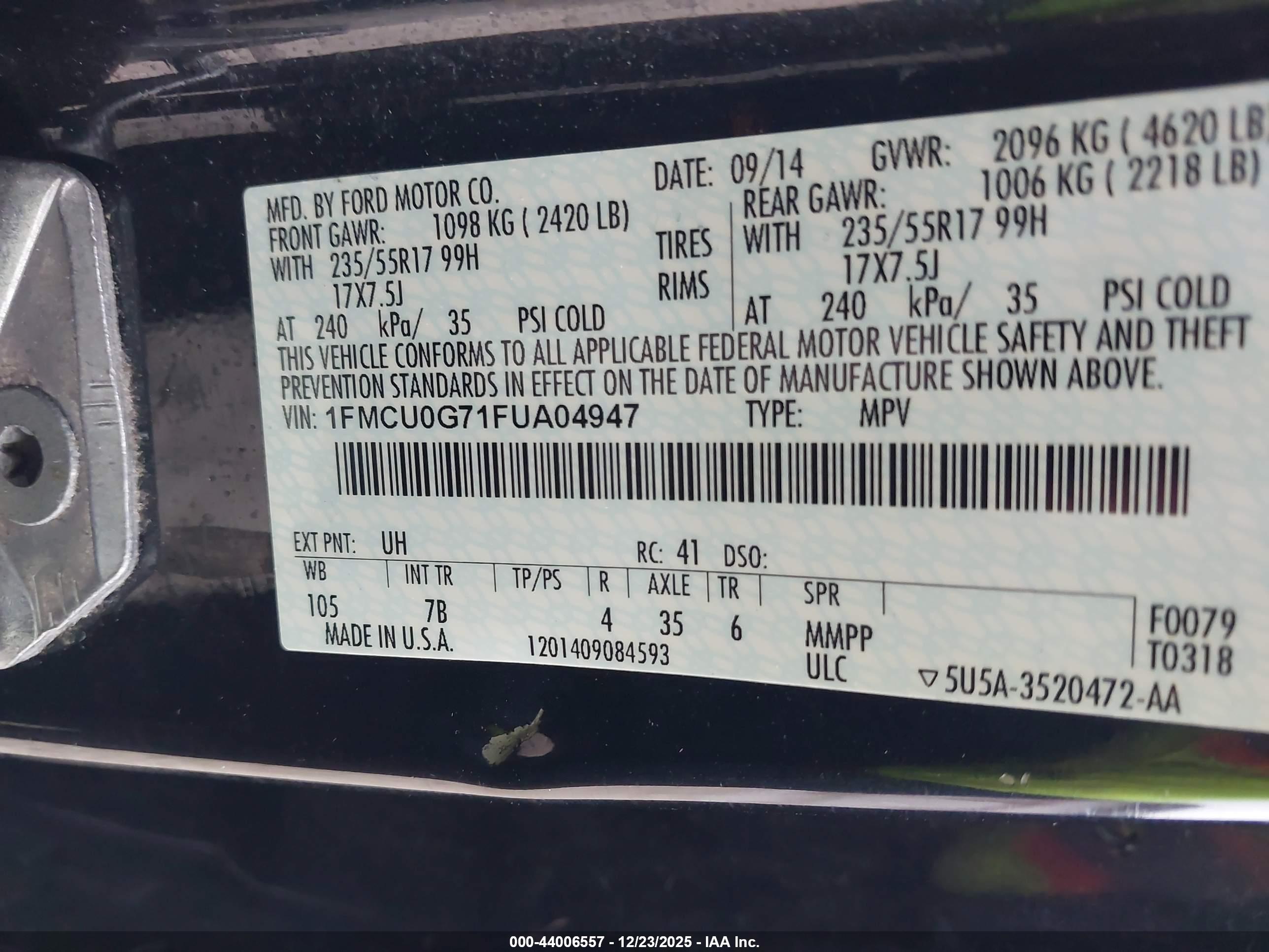 FORD ESCAPE image 9
