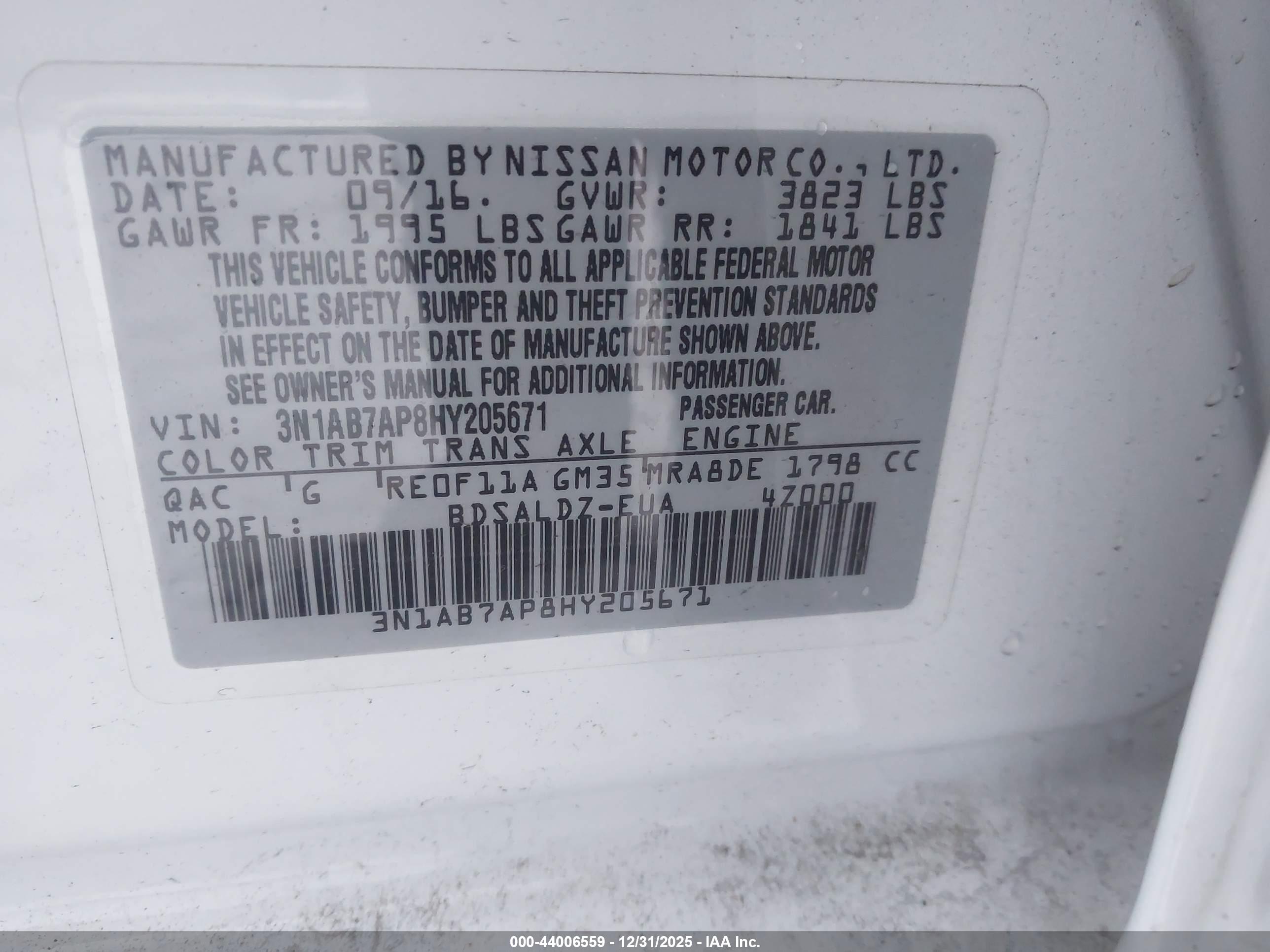 NISSAN SENTRA image 9