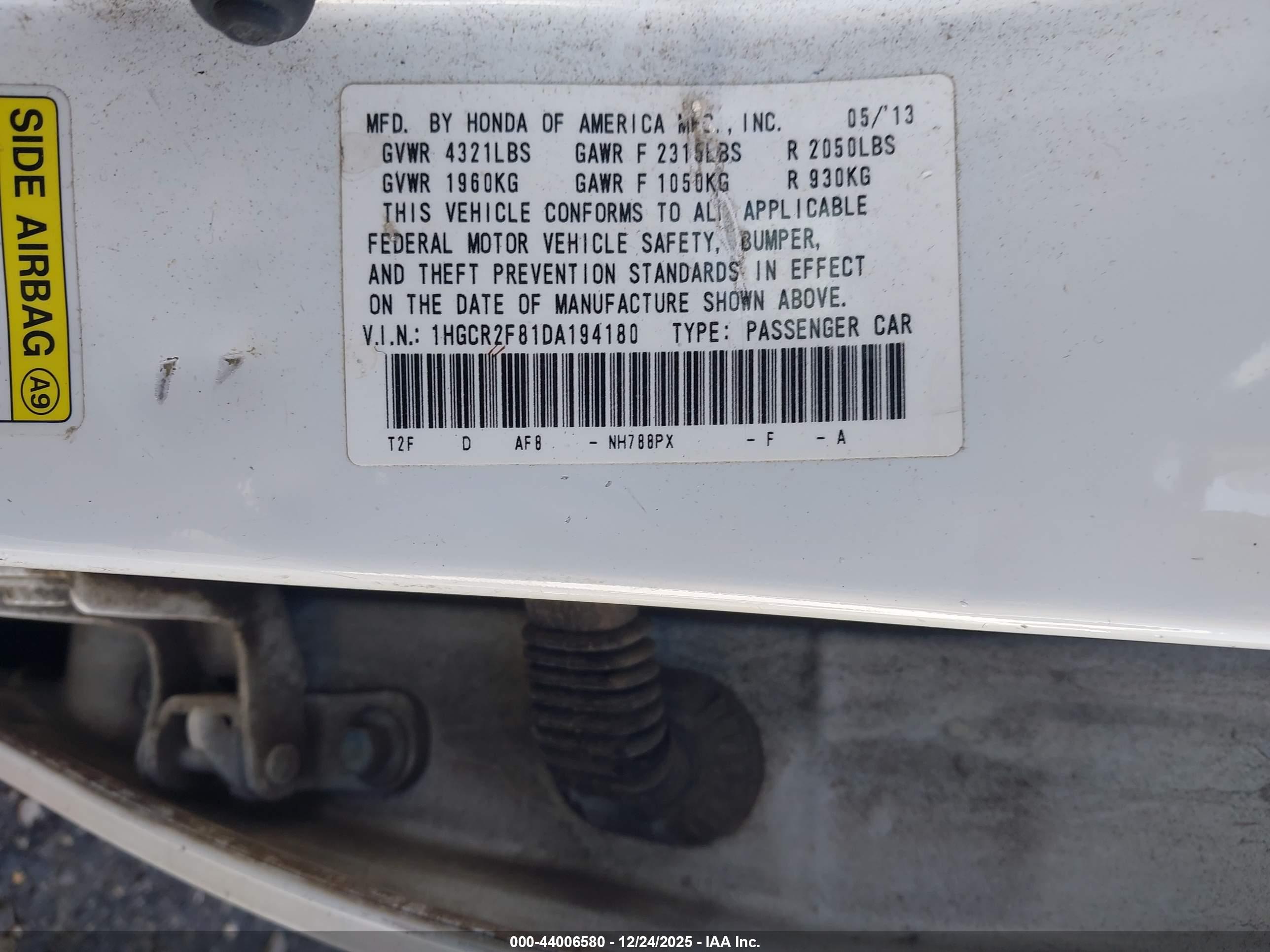 HONDA ACCORD image 9
