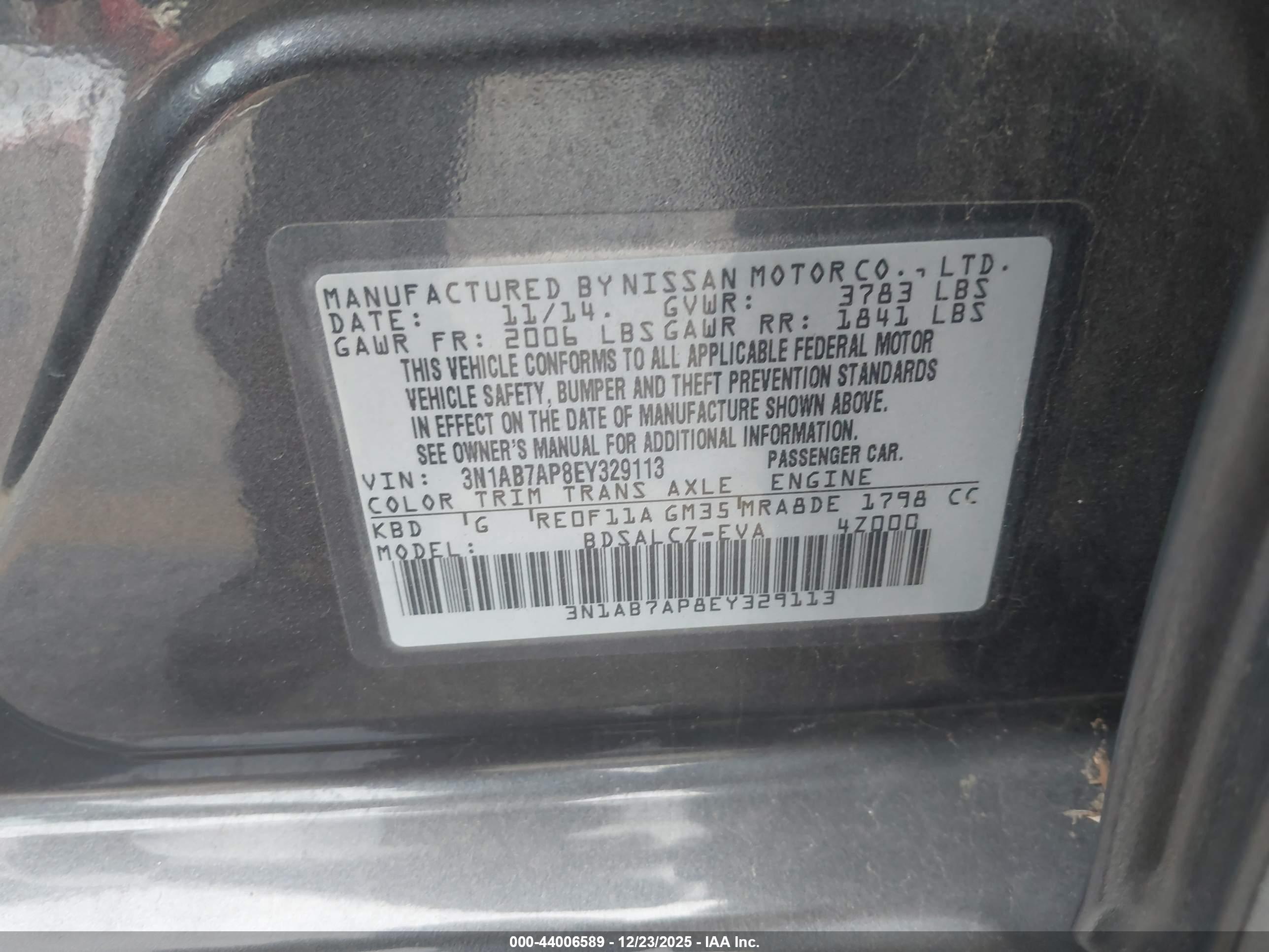 NISSAN SENTRA image 9