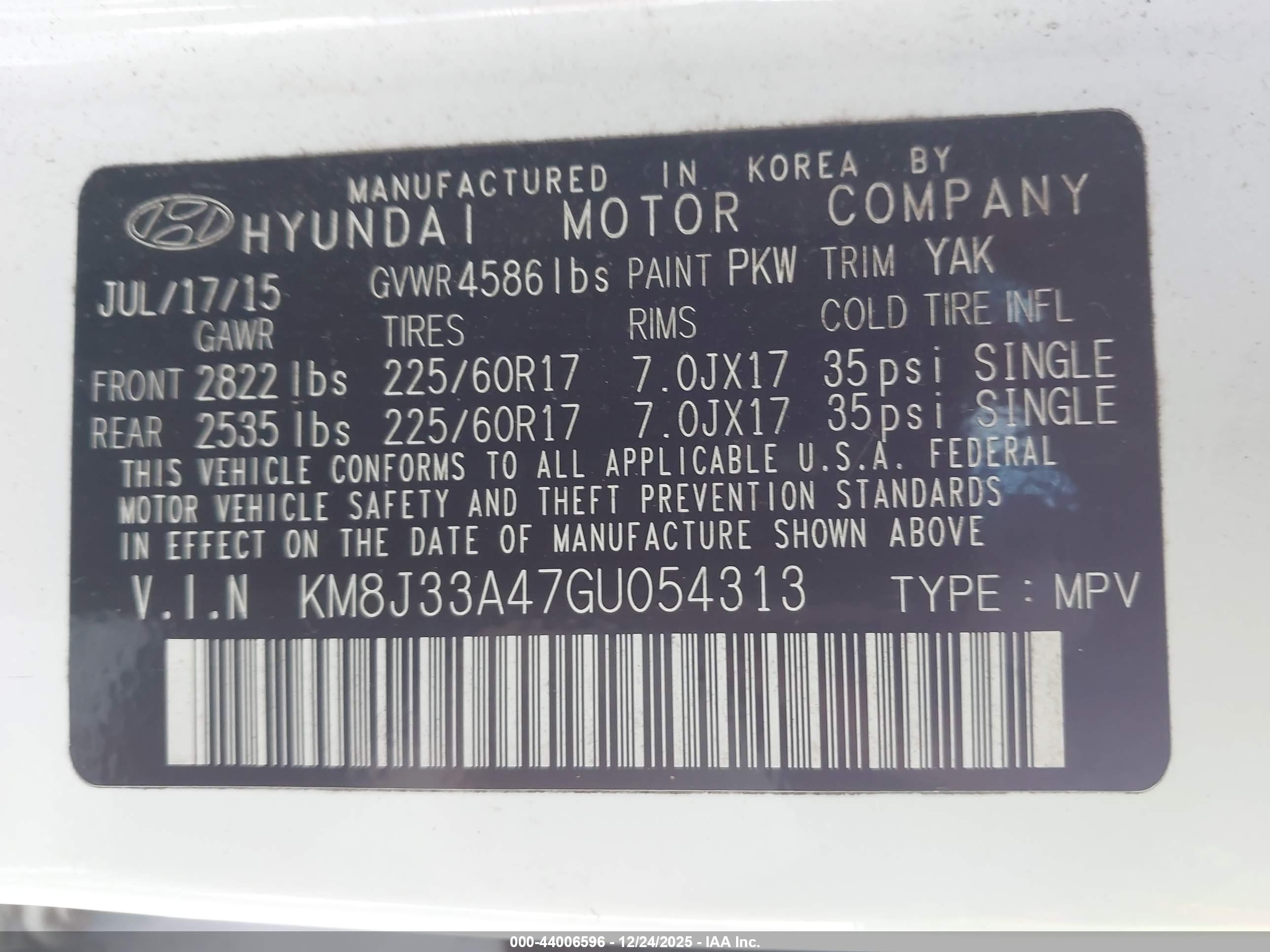 HYUNDAI TUCSON image 9