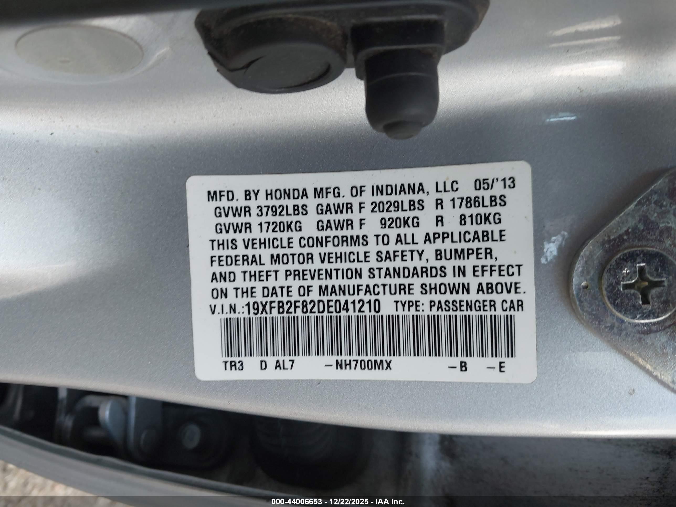 HONDA CIVIC image 9