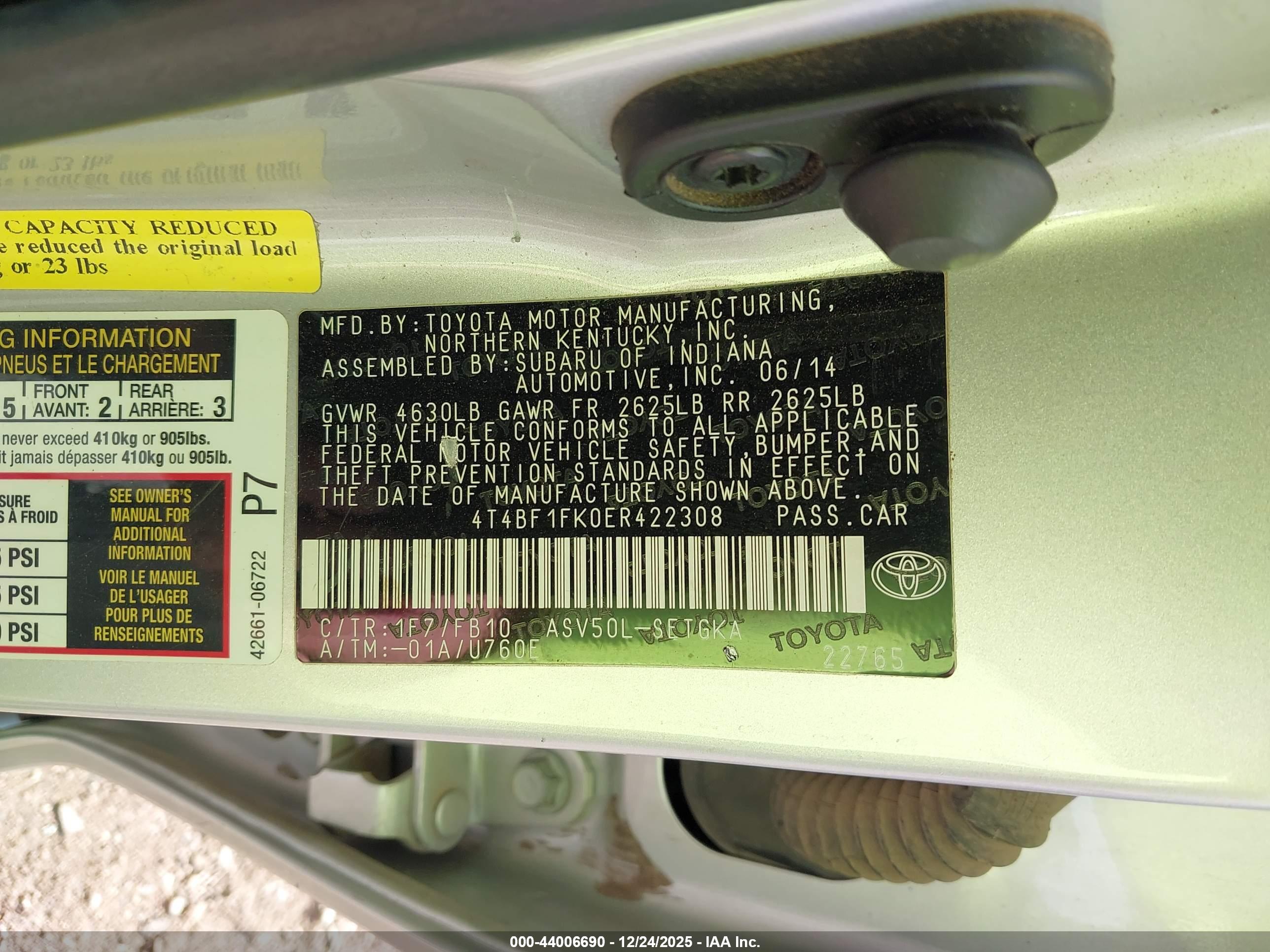 TOYOTA CAMRY image 9