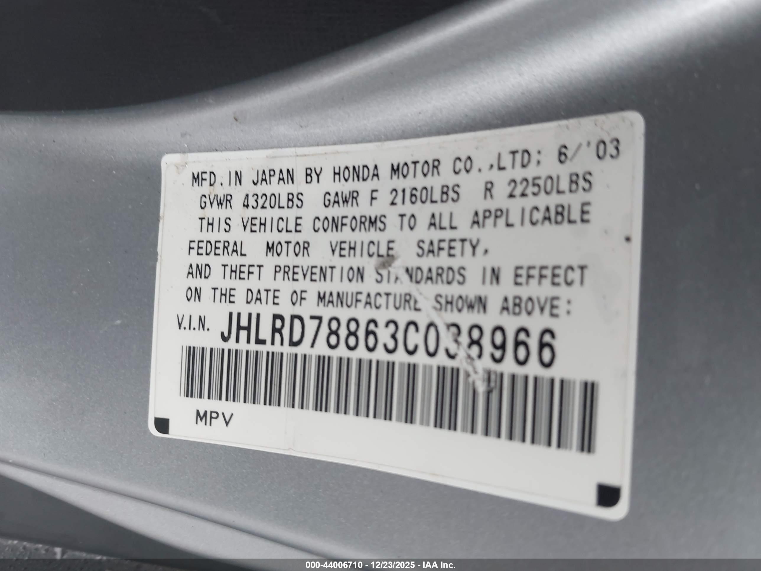 HONDA CR-V image 9