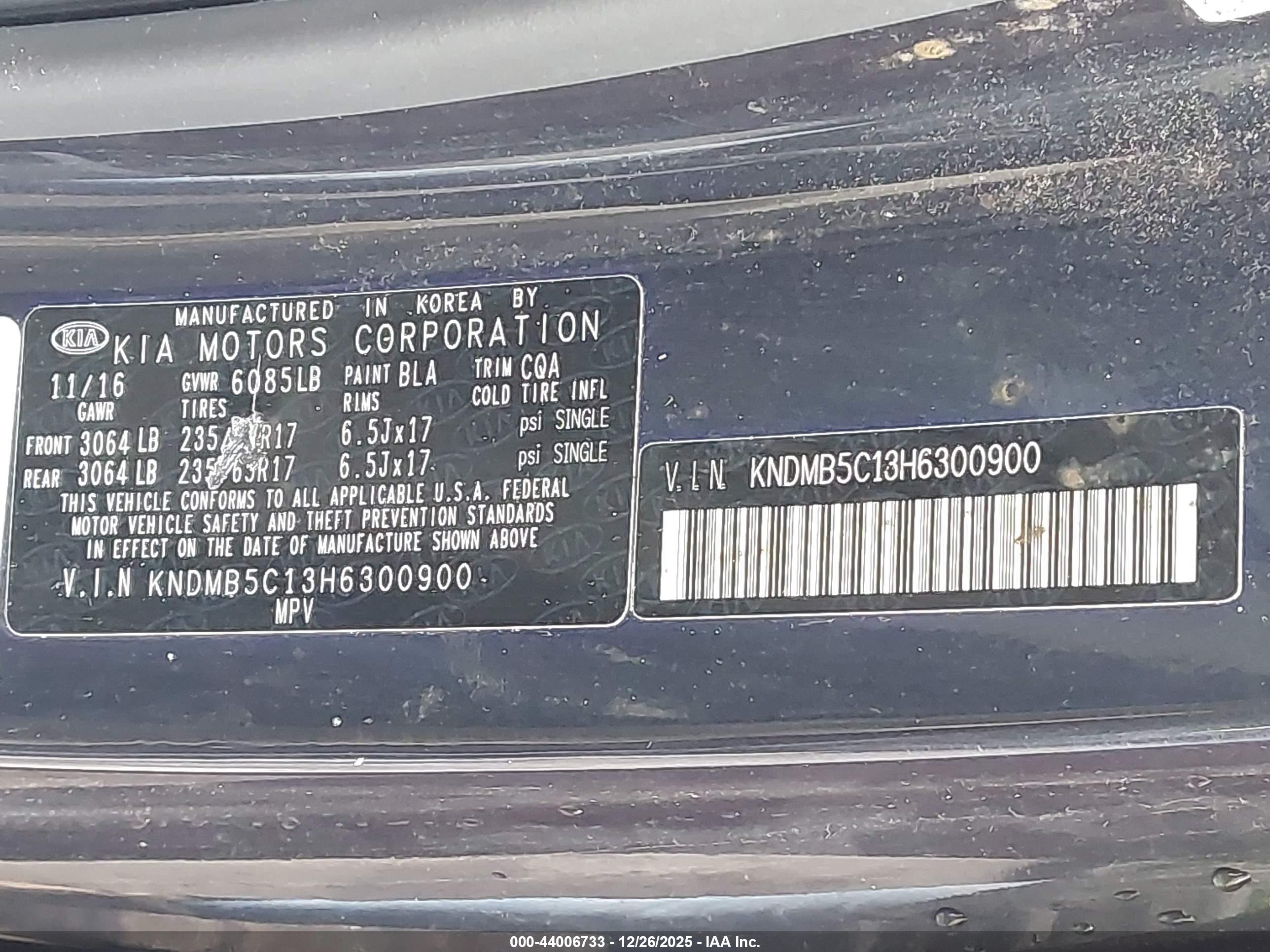 KIA SEDONA image 9