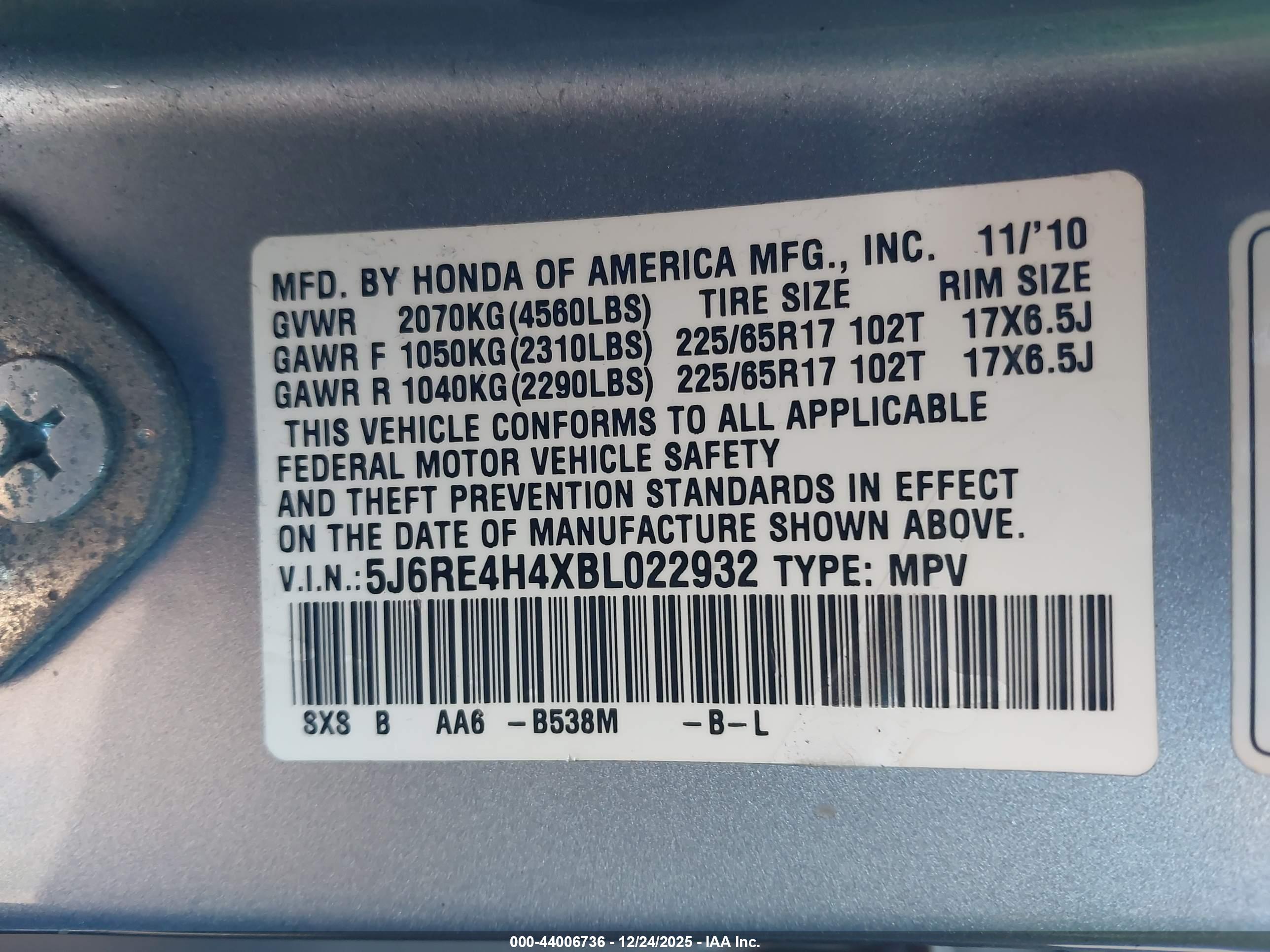 HONDA CR-V image 9