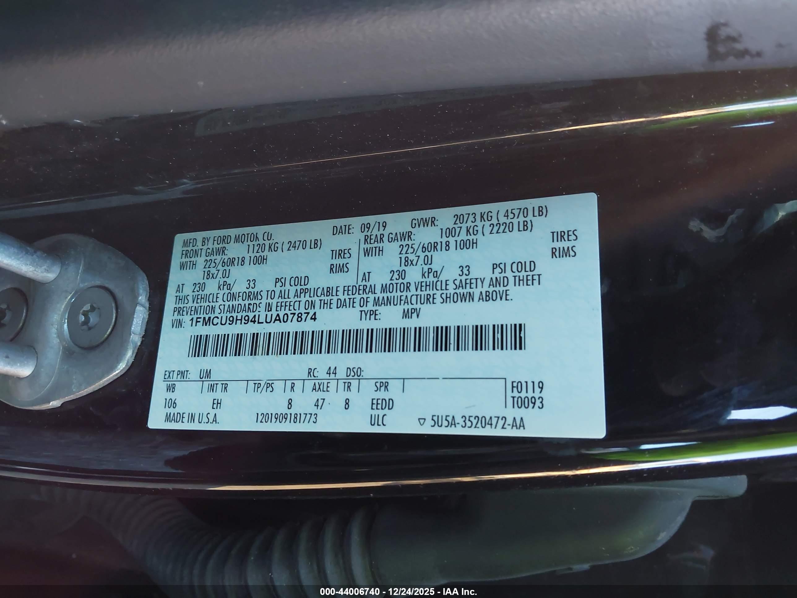 FORD ESCAPE image 9