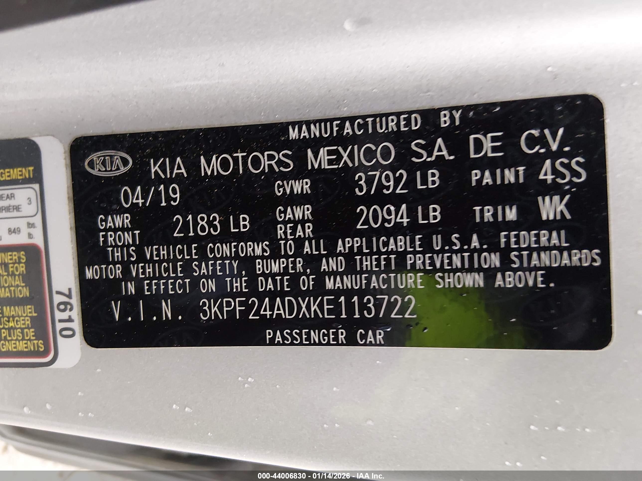 KIA FORTE image 9