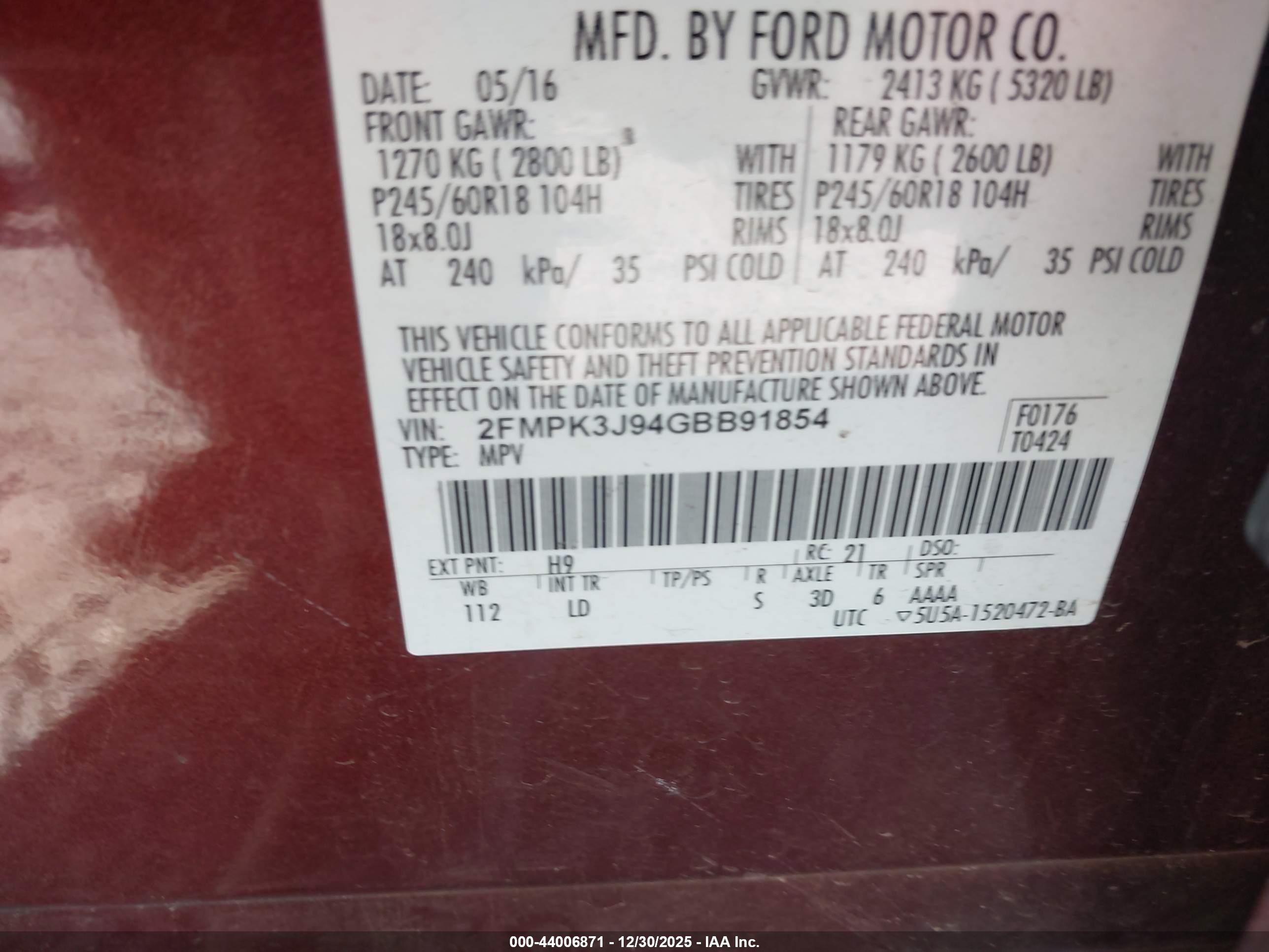 FORD EDGE image 9