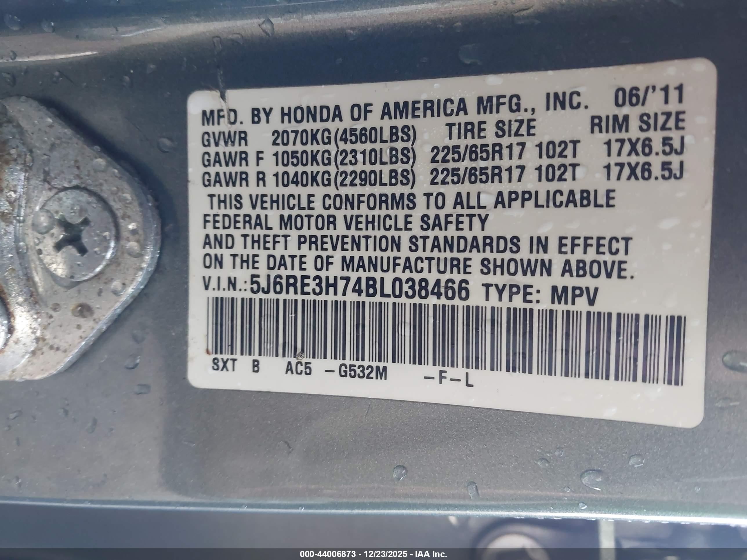 HONDA CR-V image 9