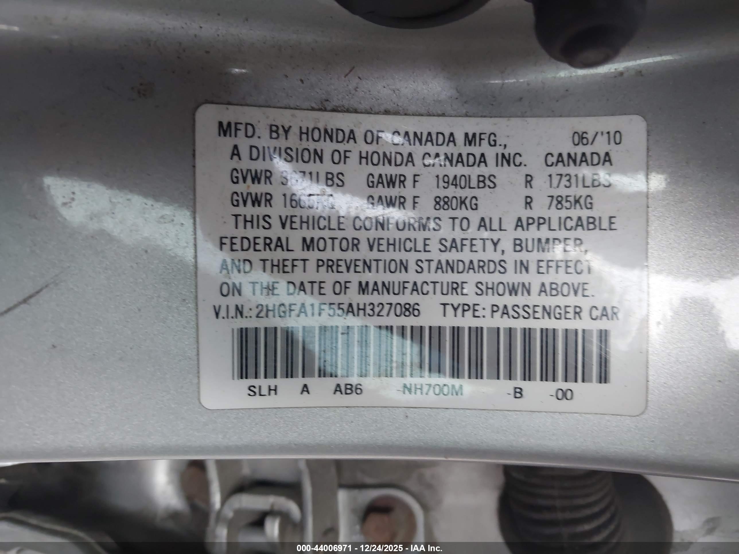 HONDA CIVIC image 9