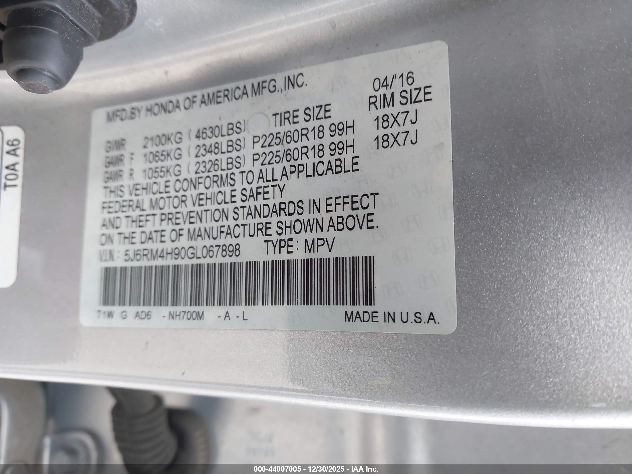 HONDA CR-V image 9