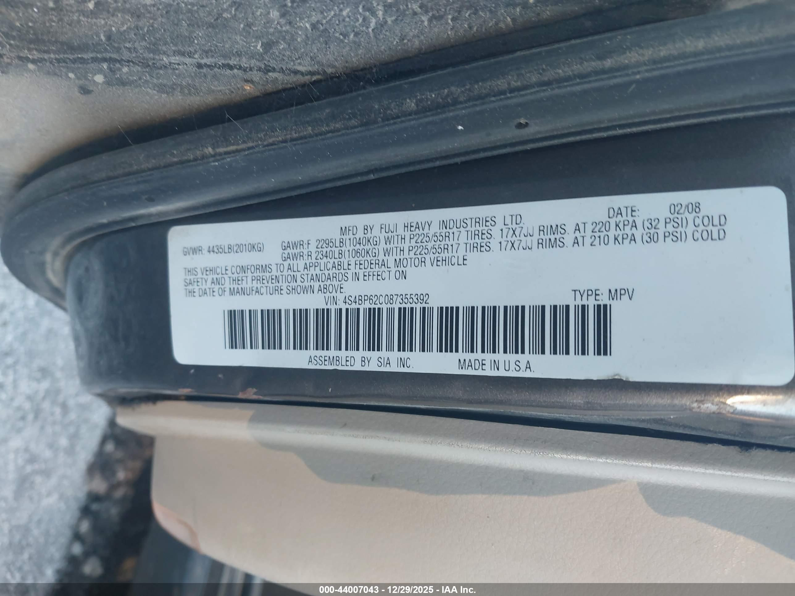 SUBARU OUTBACK image 9