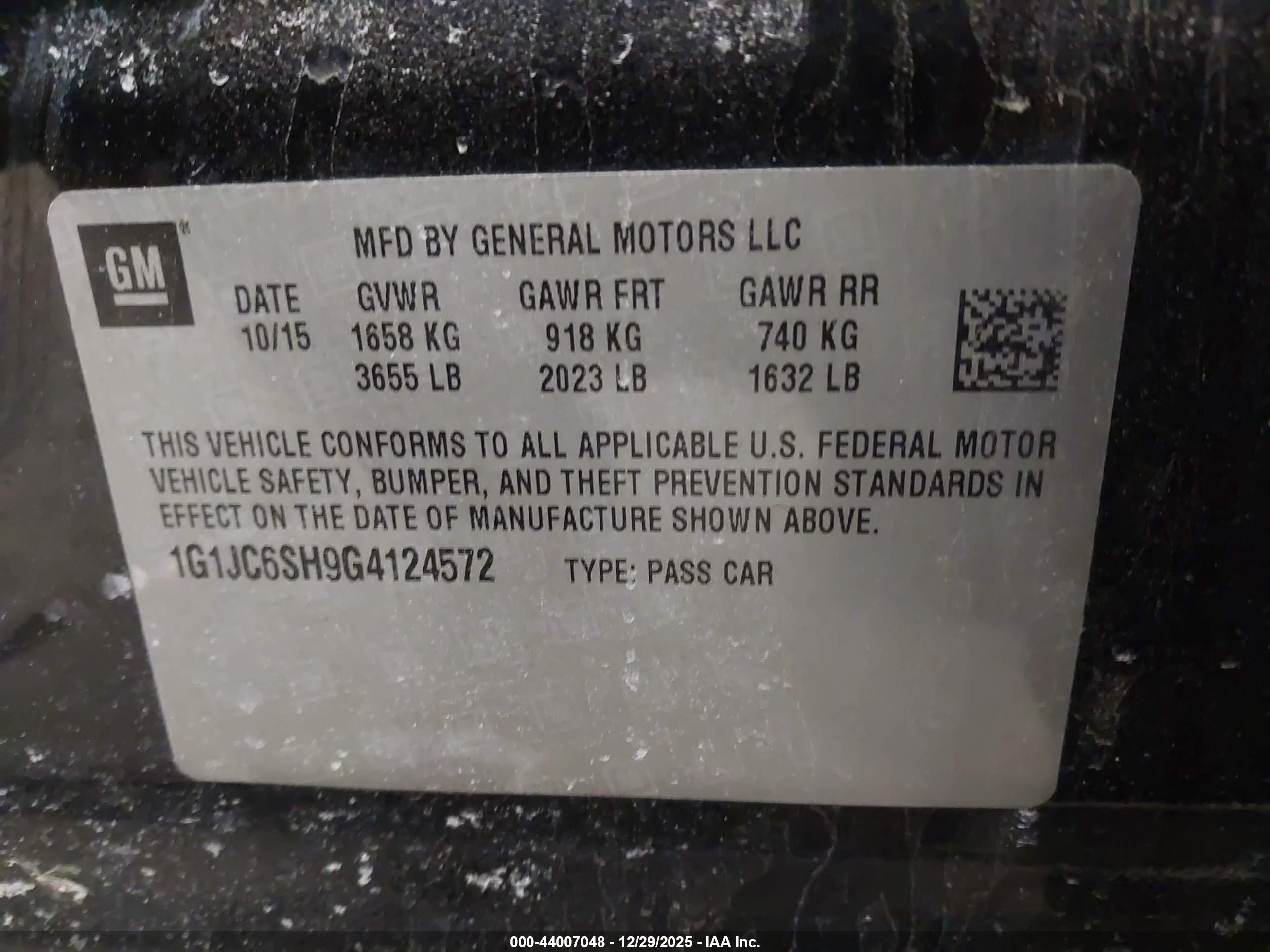 CHEVROLET SONIC image 9