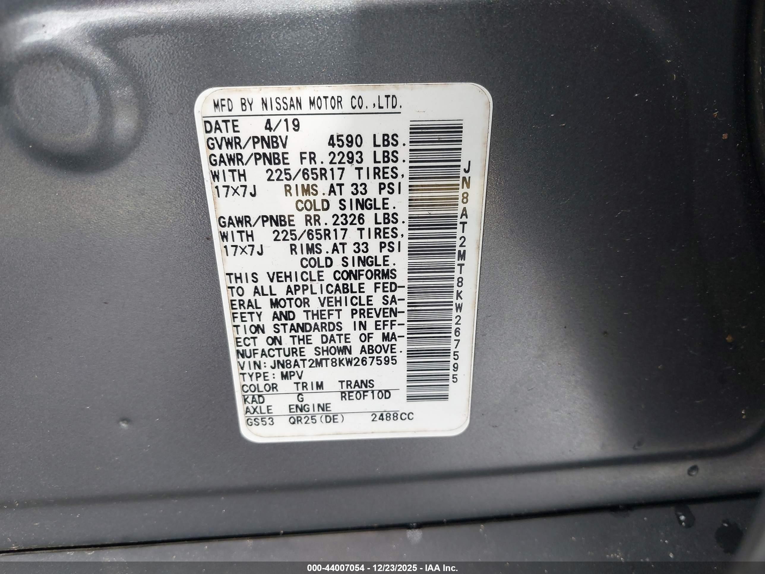 NISSAN ROGUE image 9