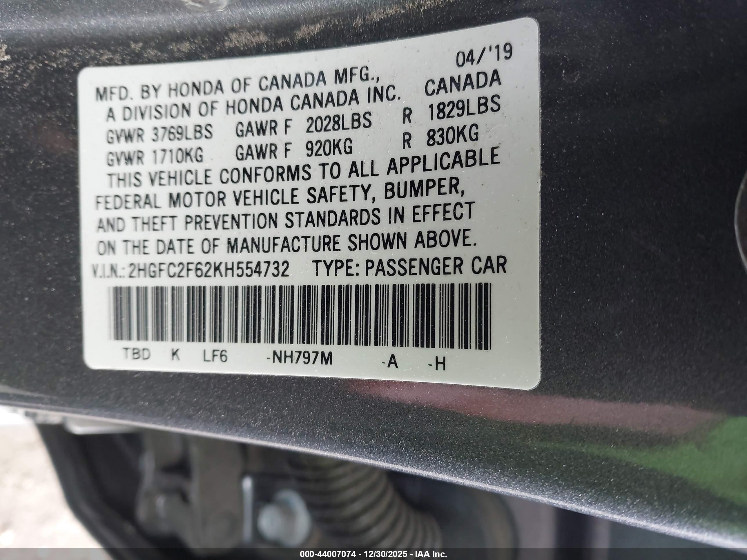 HONDA CIVIC image 9