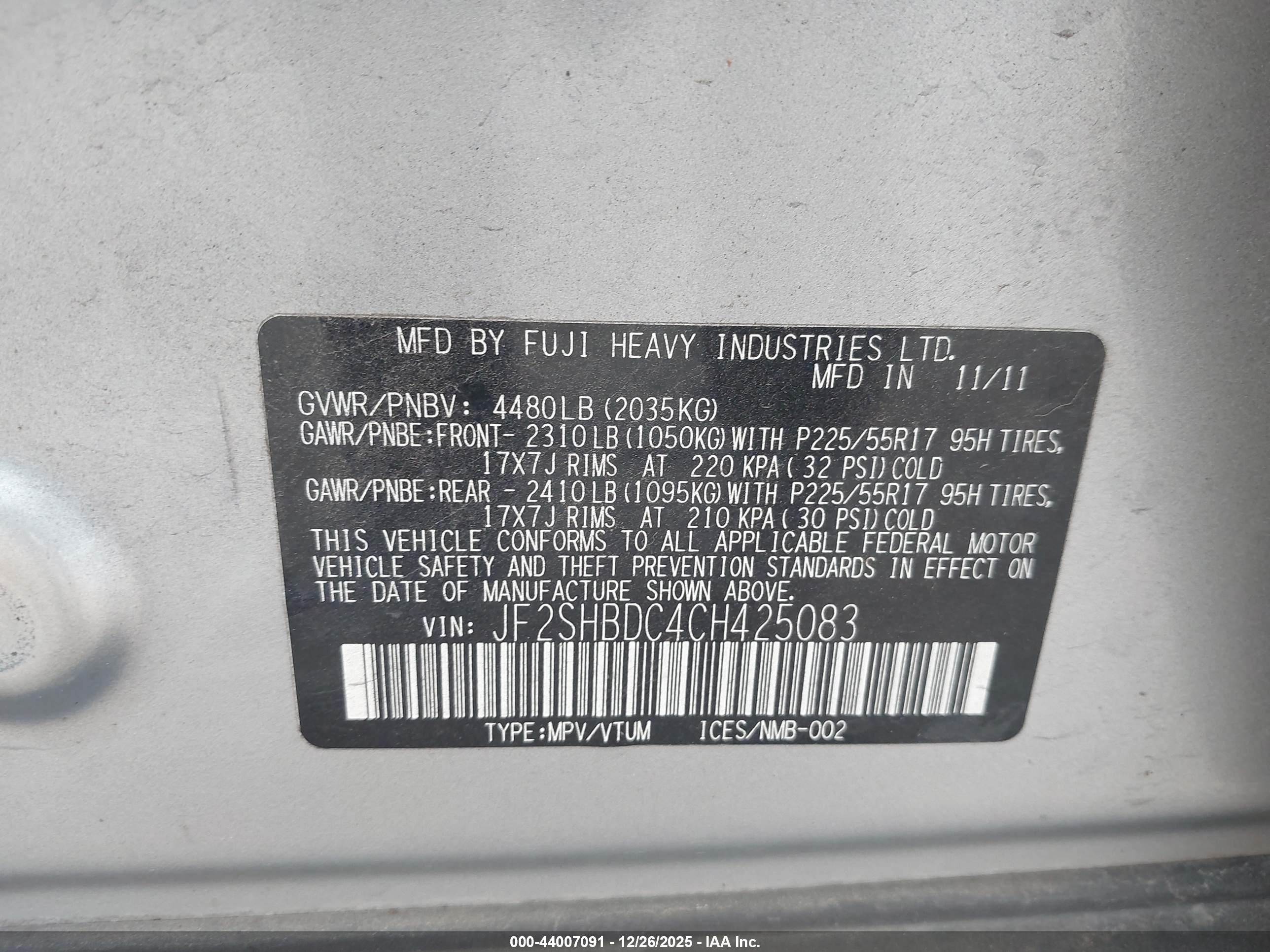 SUBARU FORESTER image 9