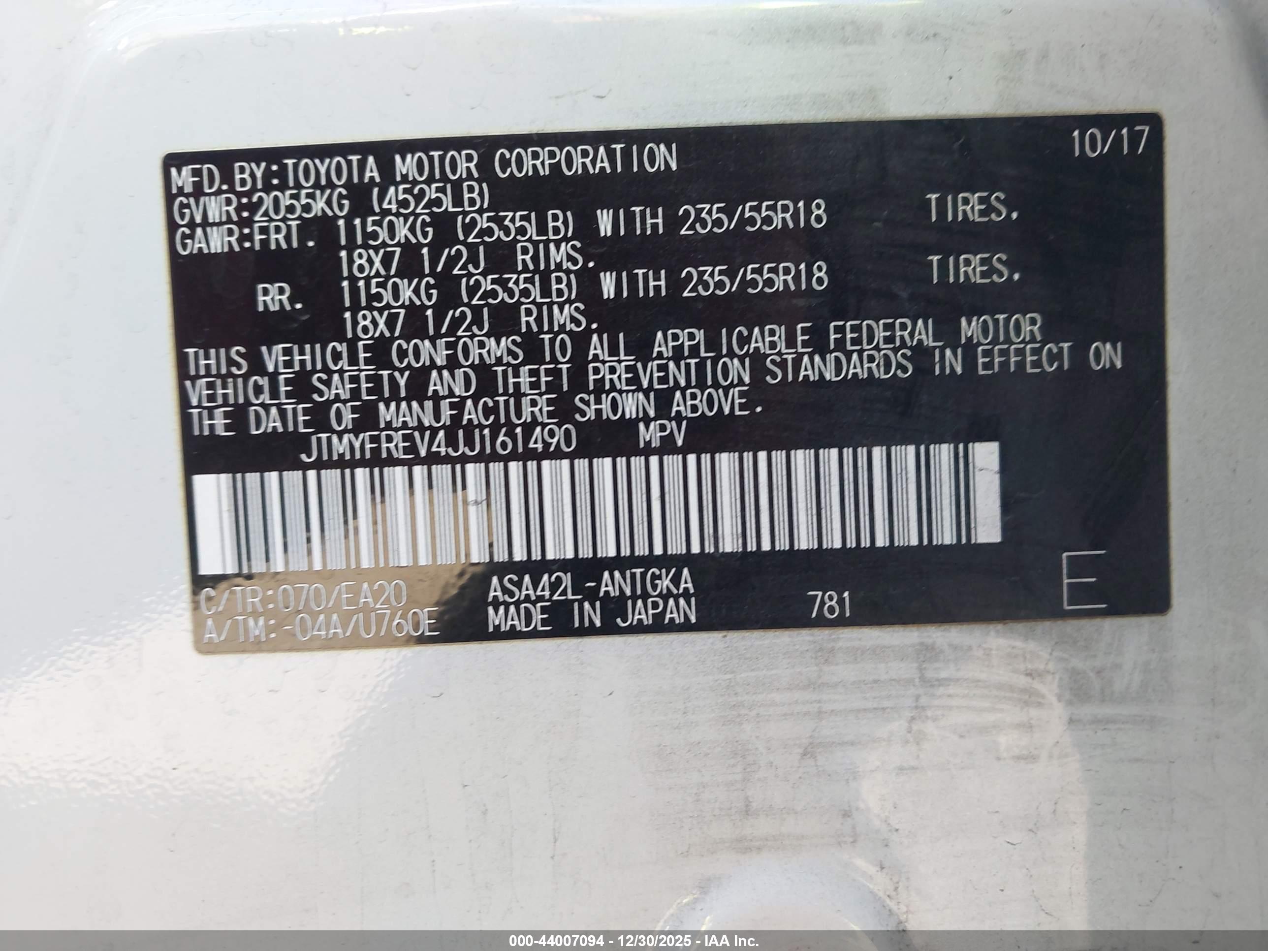 TOYOTA RAV4 image 9