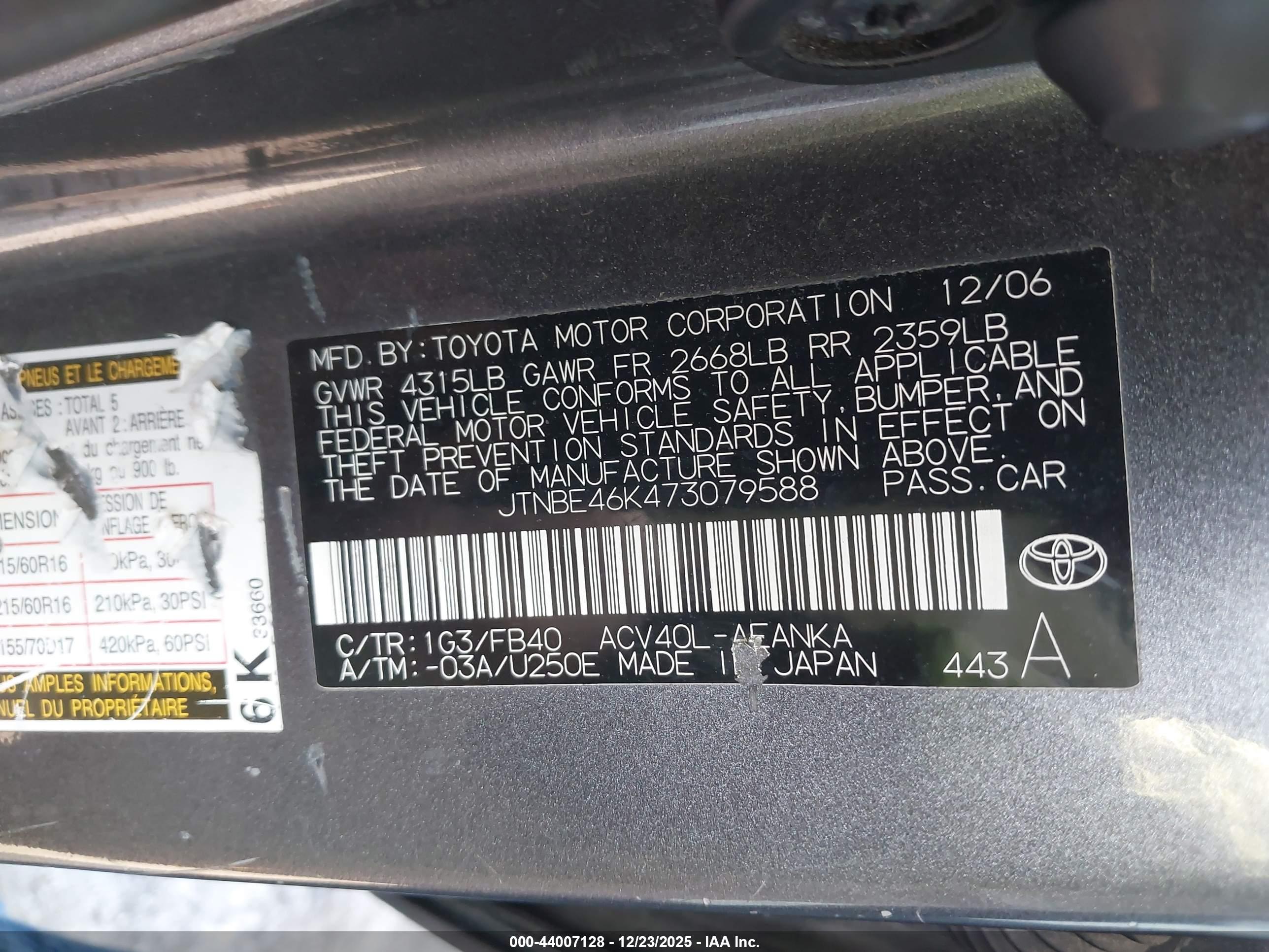 TOYOTA CAMRY image 9