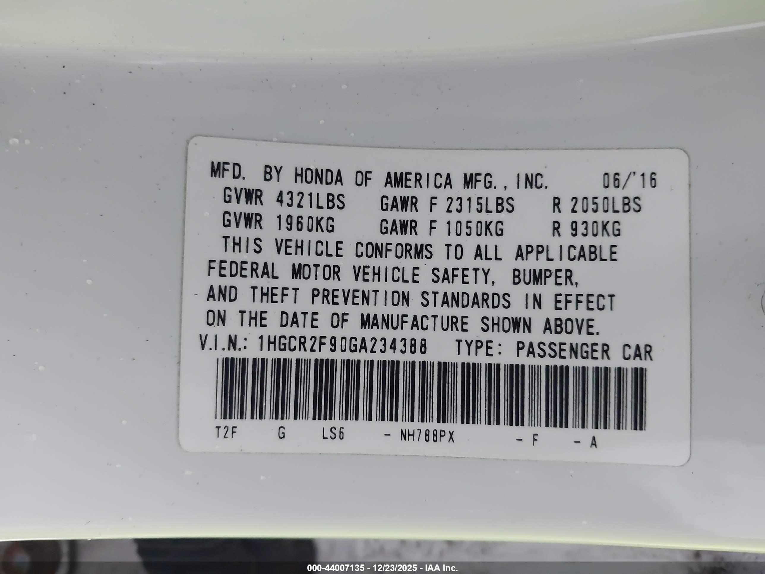 HONDA ACCORD image 9