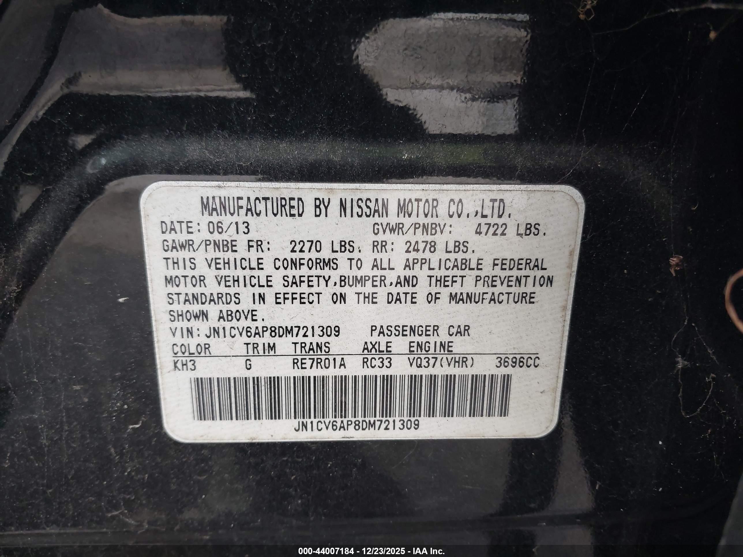 INFINITI G37 image 9