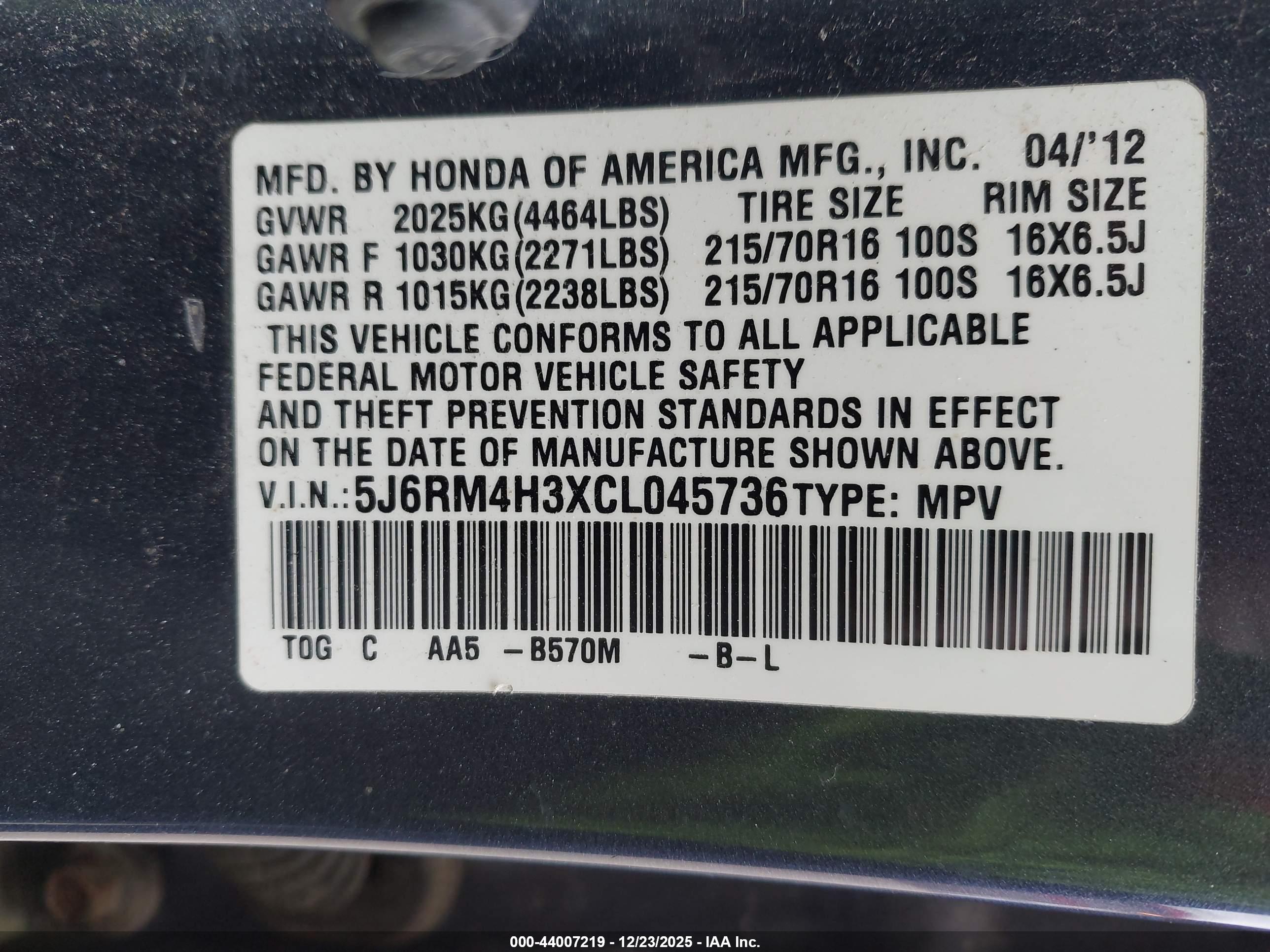 HONDA CR-V image 9