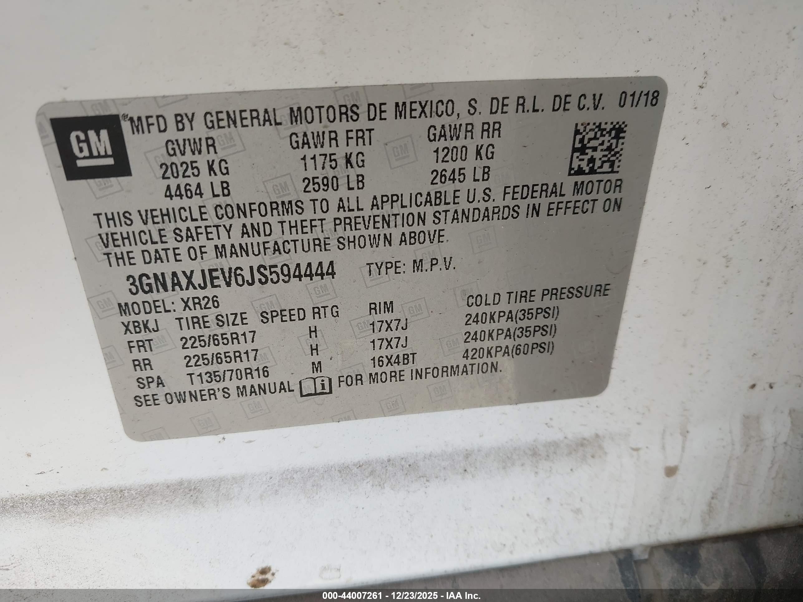 CHEVROLET EQUINOX image 9