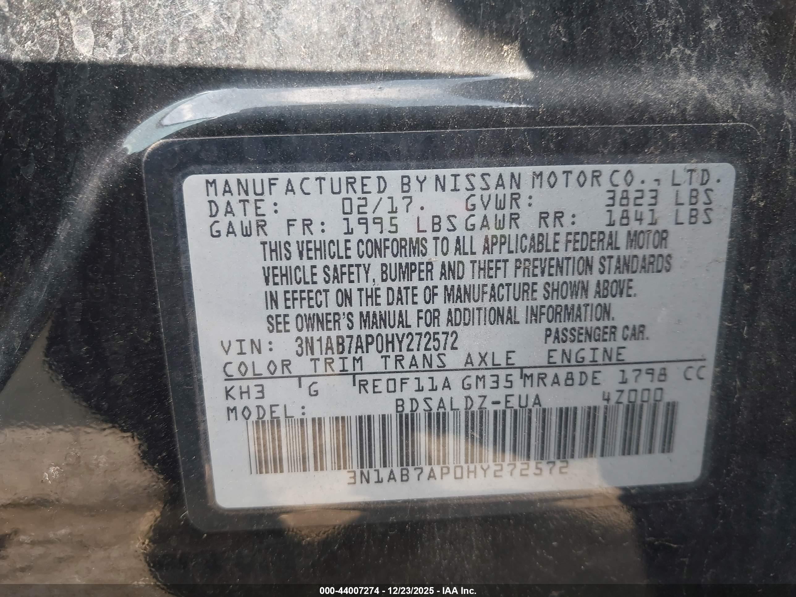 NISSAN SENTRA image 9