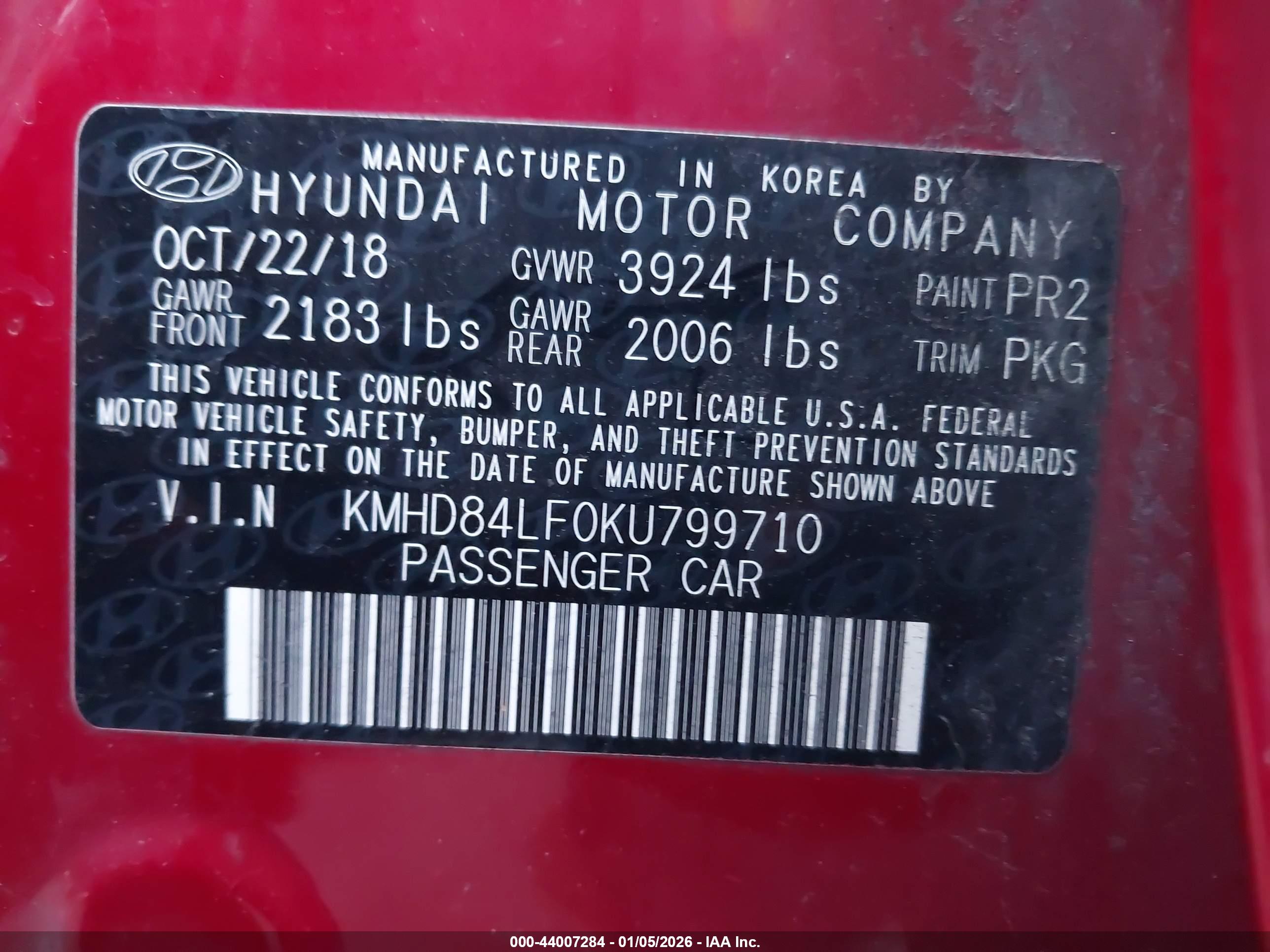 HYUNDAI ELANTRA image 9