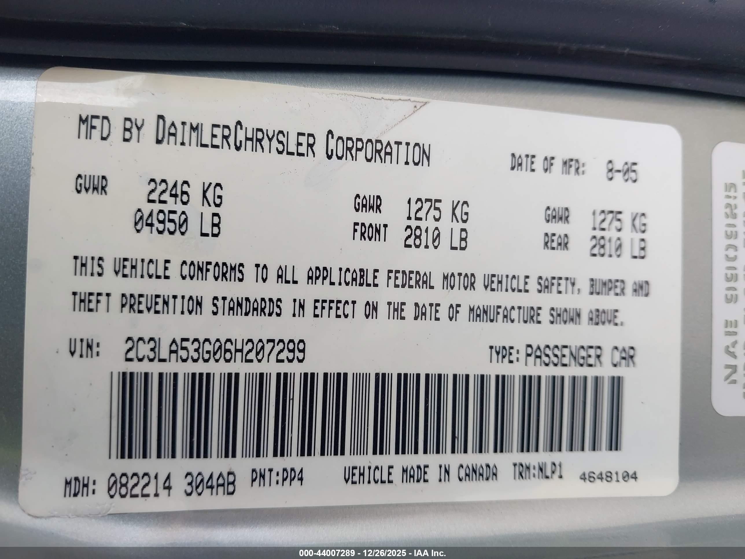 CHRYSLER 300 image 9