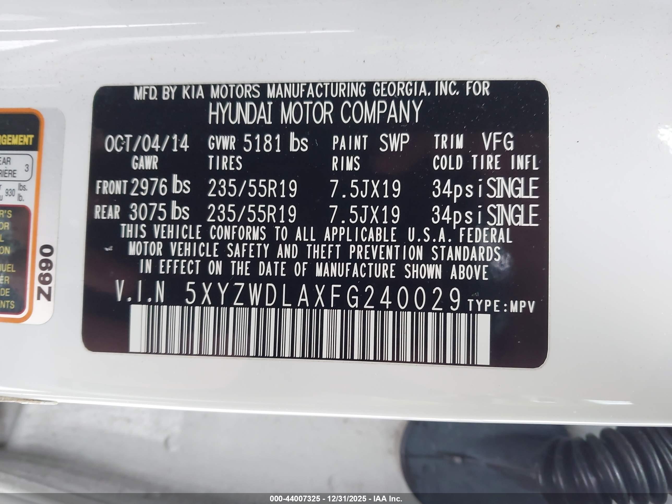 HYUNDAI SANTA image 9