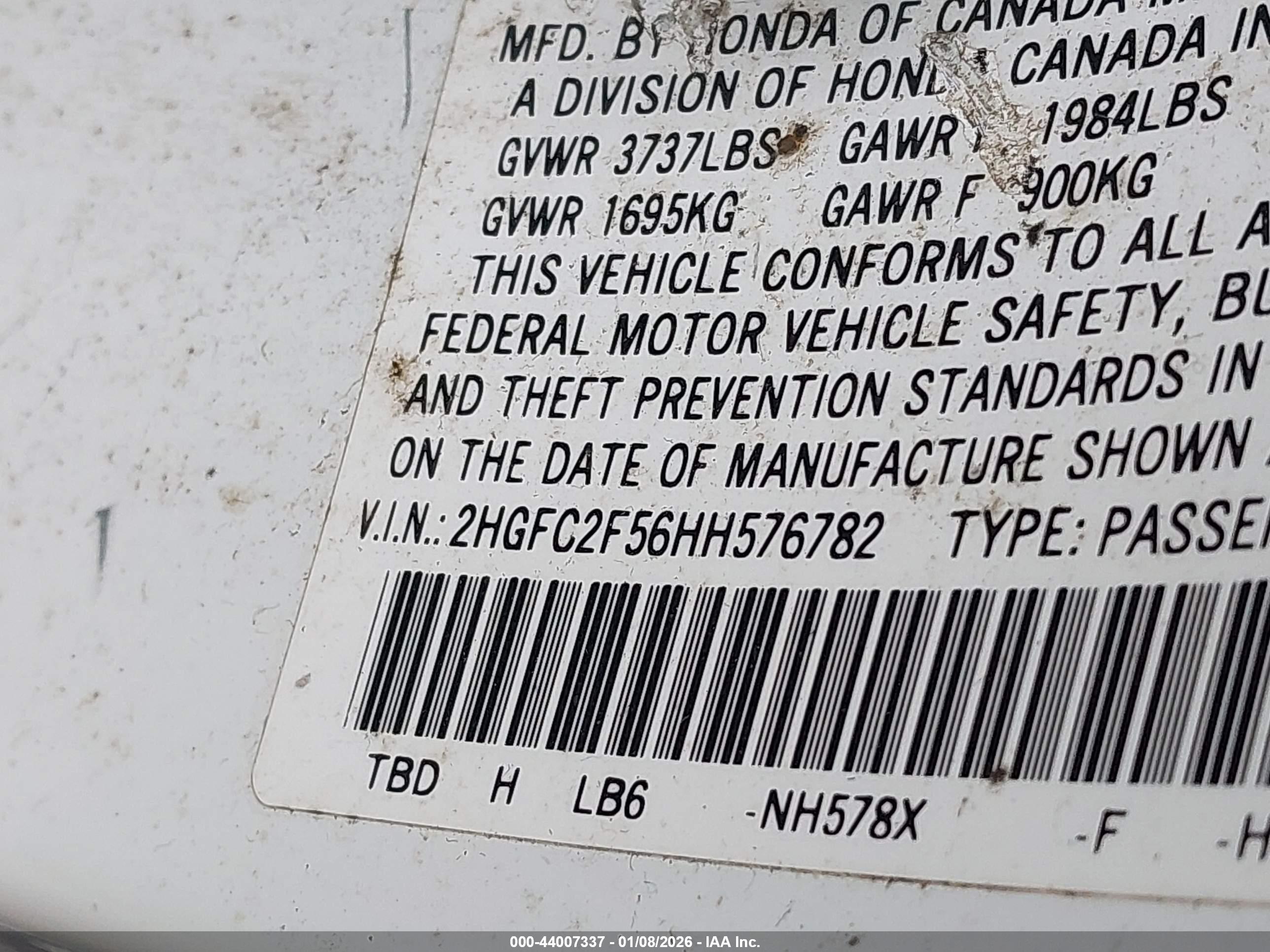 HONDA CIVIC image 9