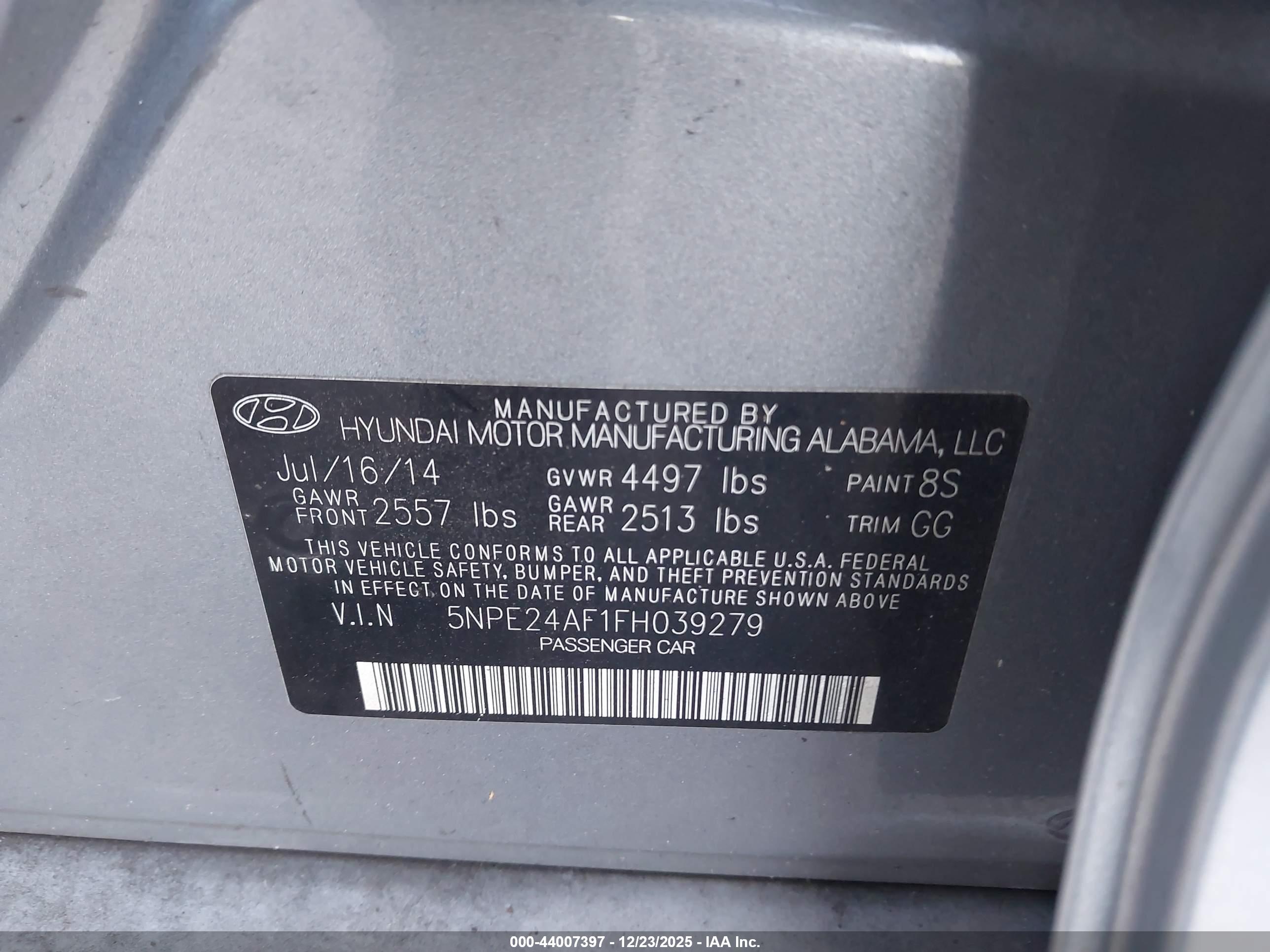HYUNDAI SONATA image 9