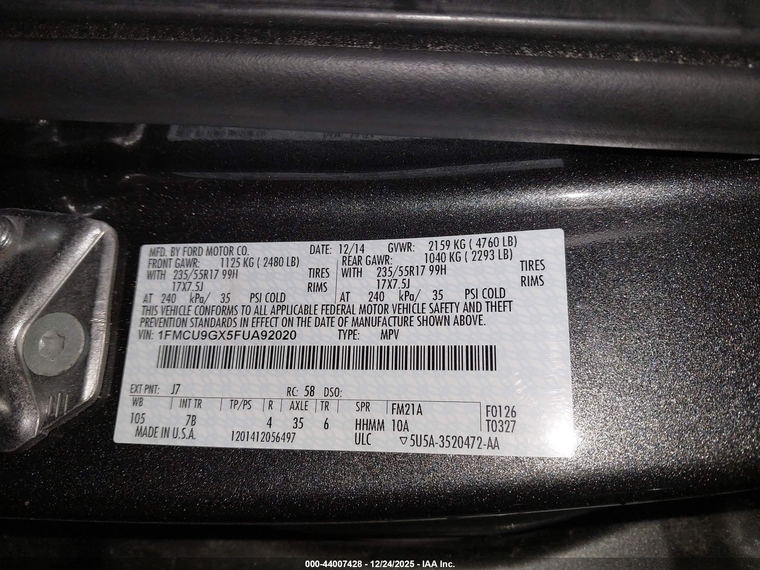 FORD ESCAPE image 9