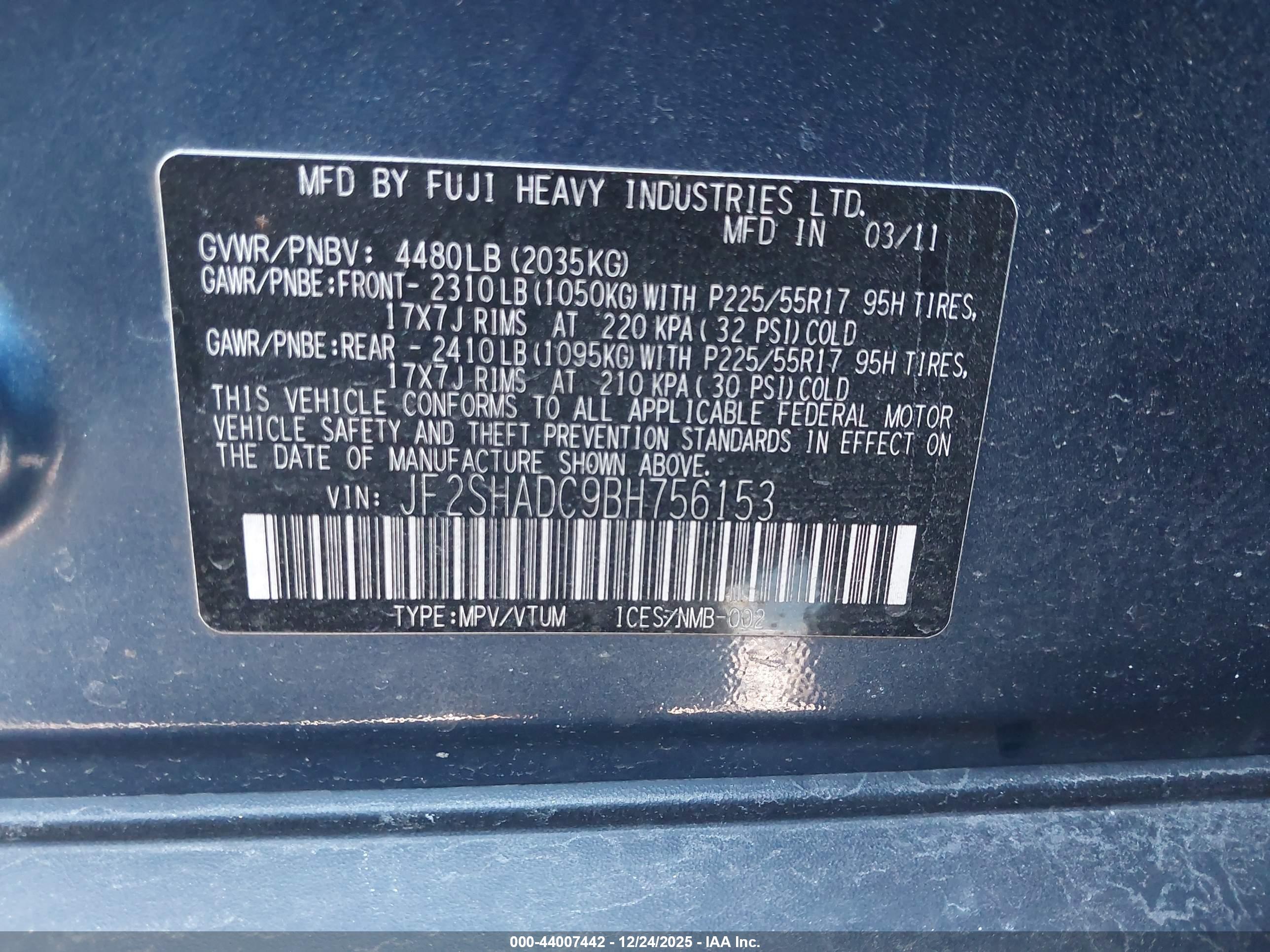 SUBARU FORESTER image 9