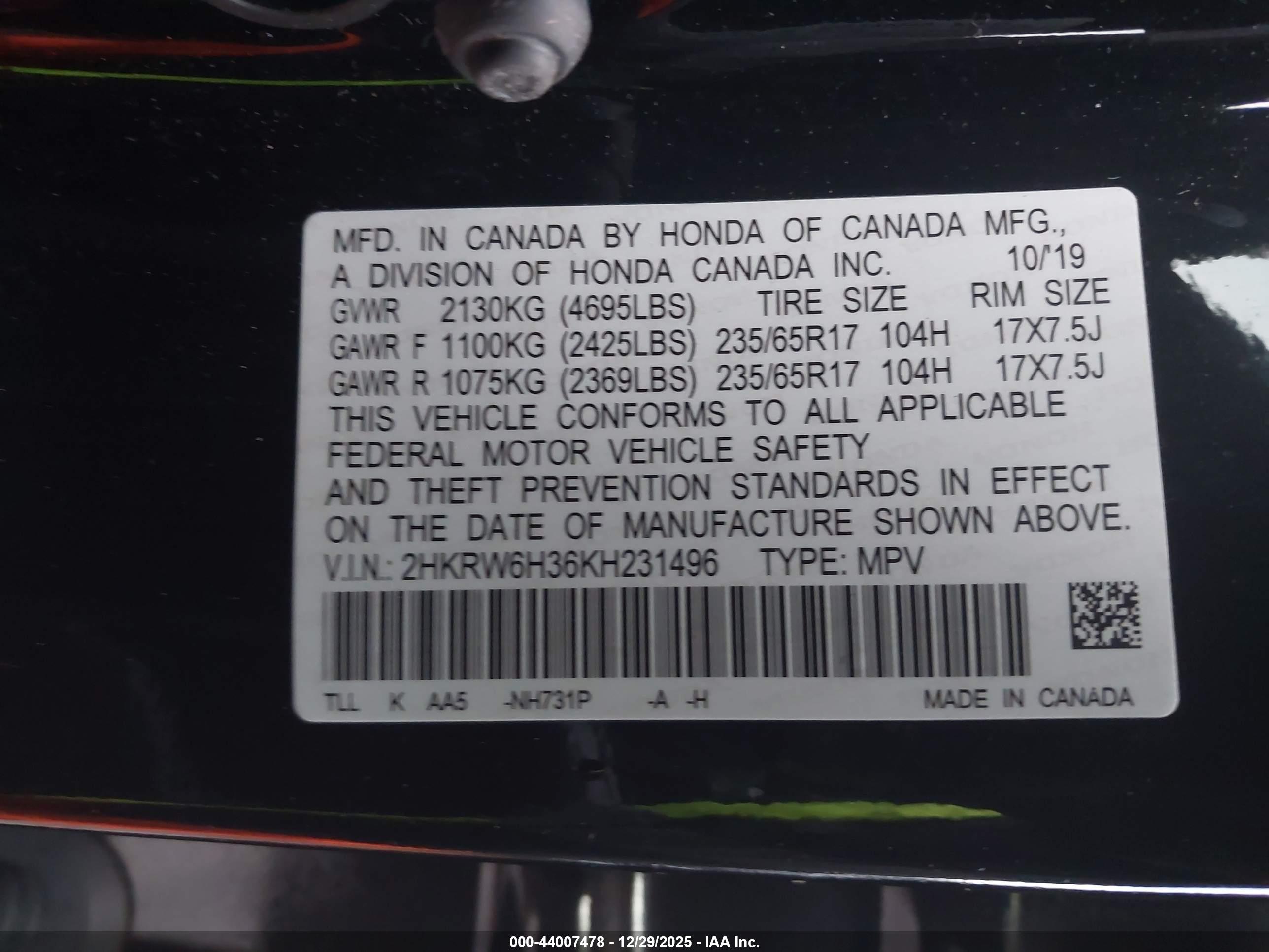 HONDA CR-V image 9