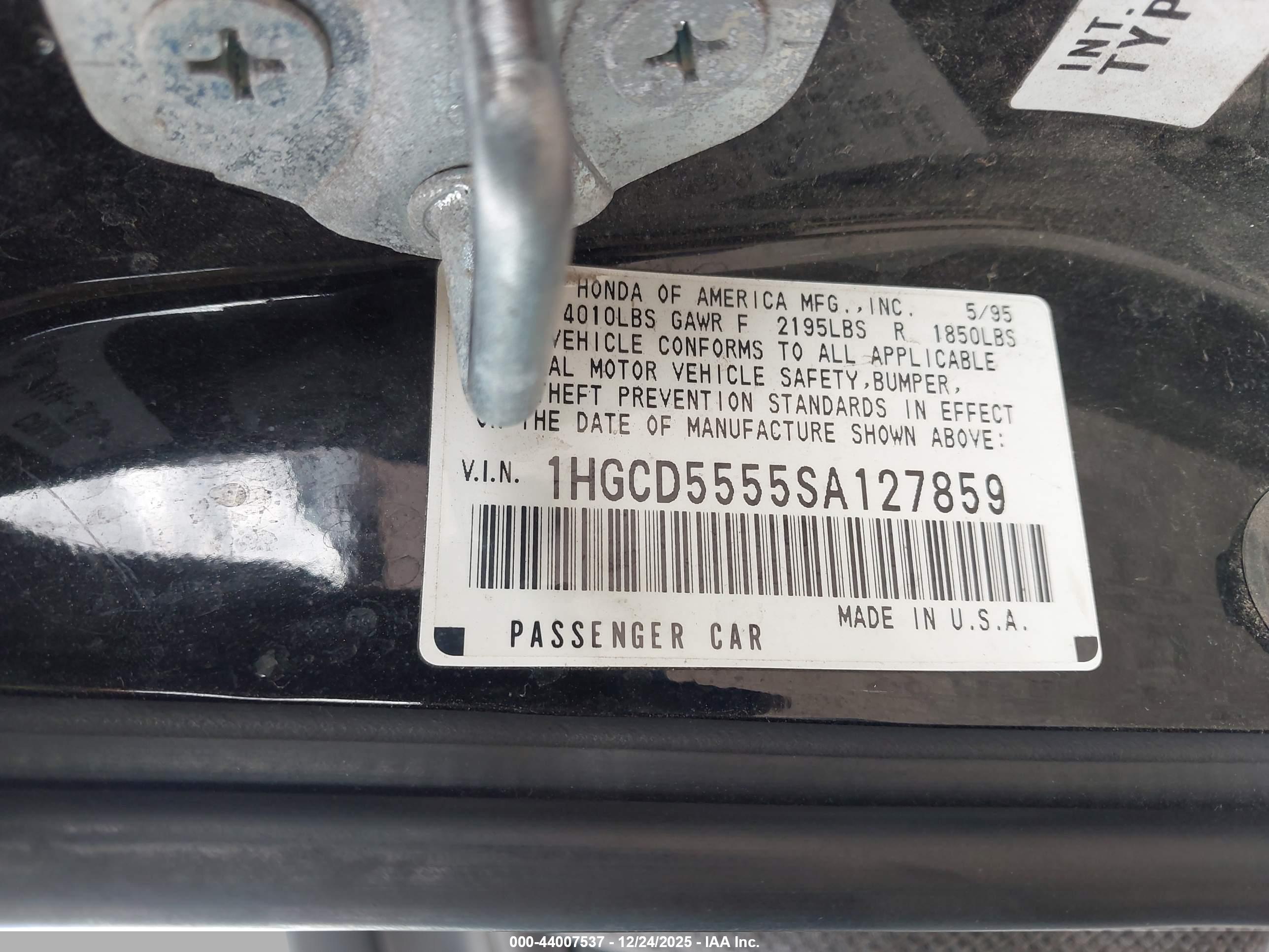 HONDA ACCORD image 9