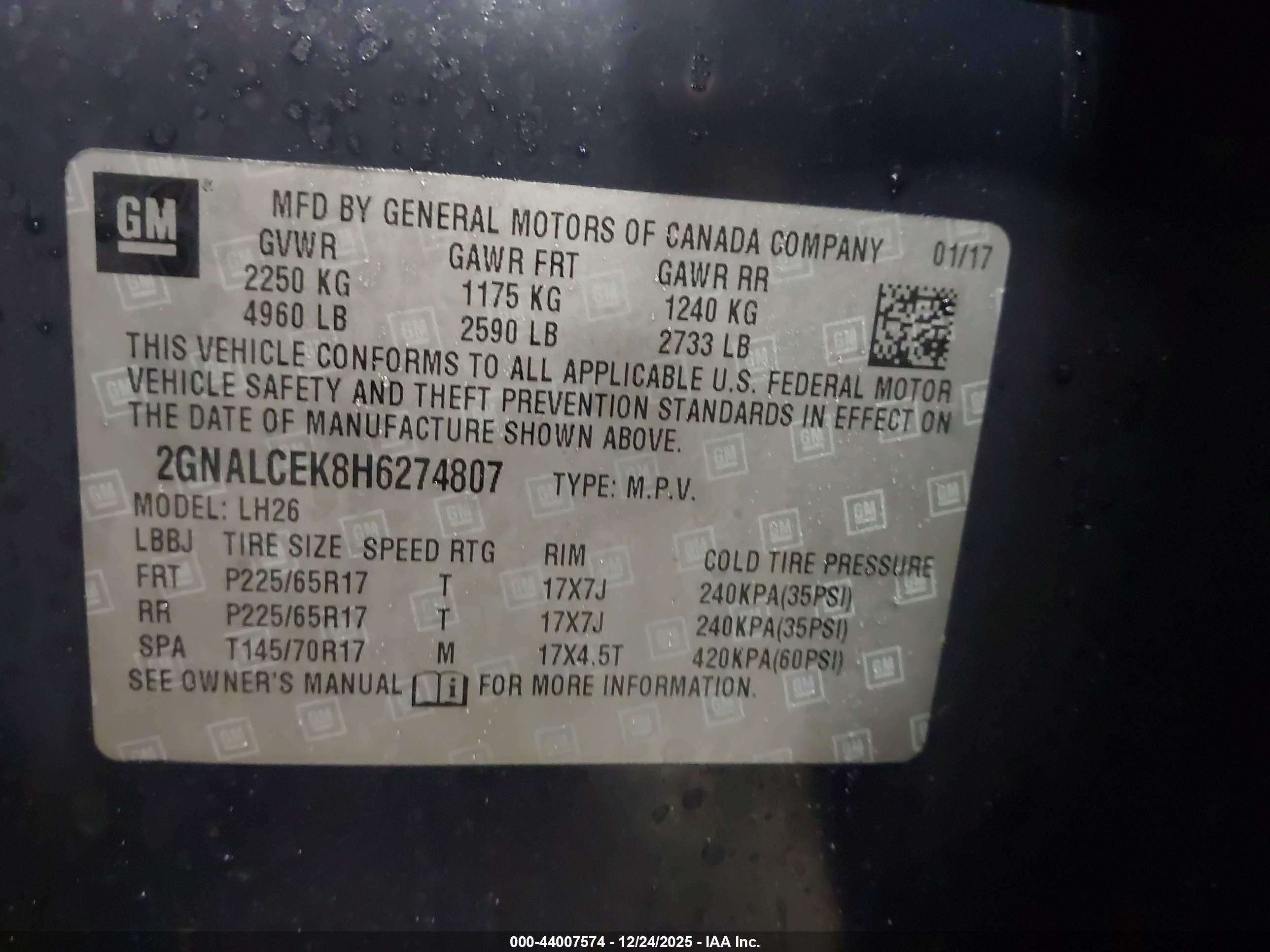 CHEVROLET EQUINOX image 9