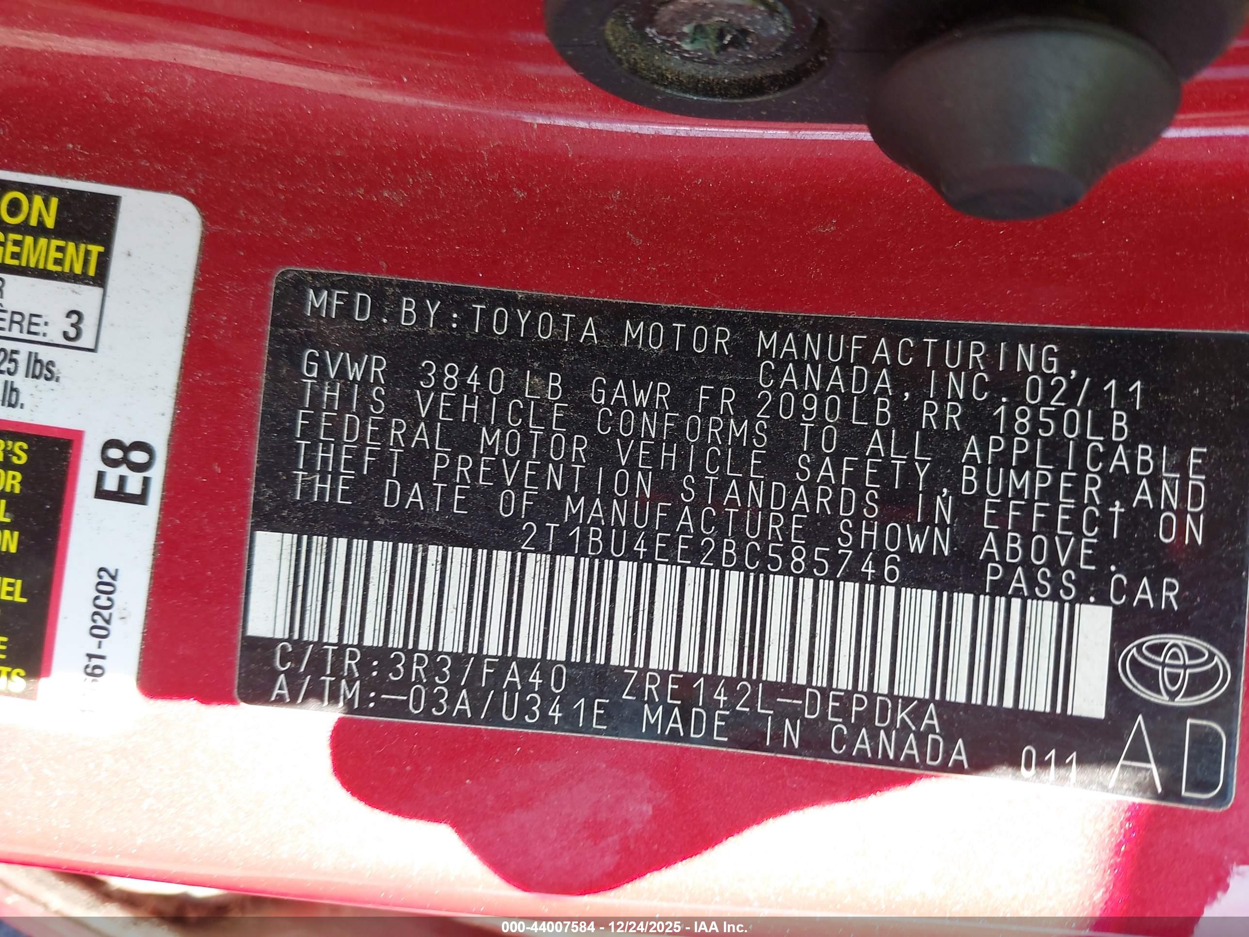 TOYOTA COROLLA image 9