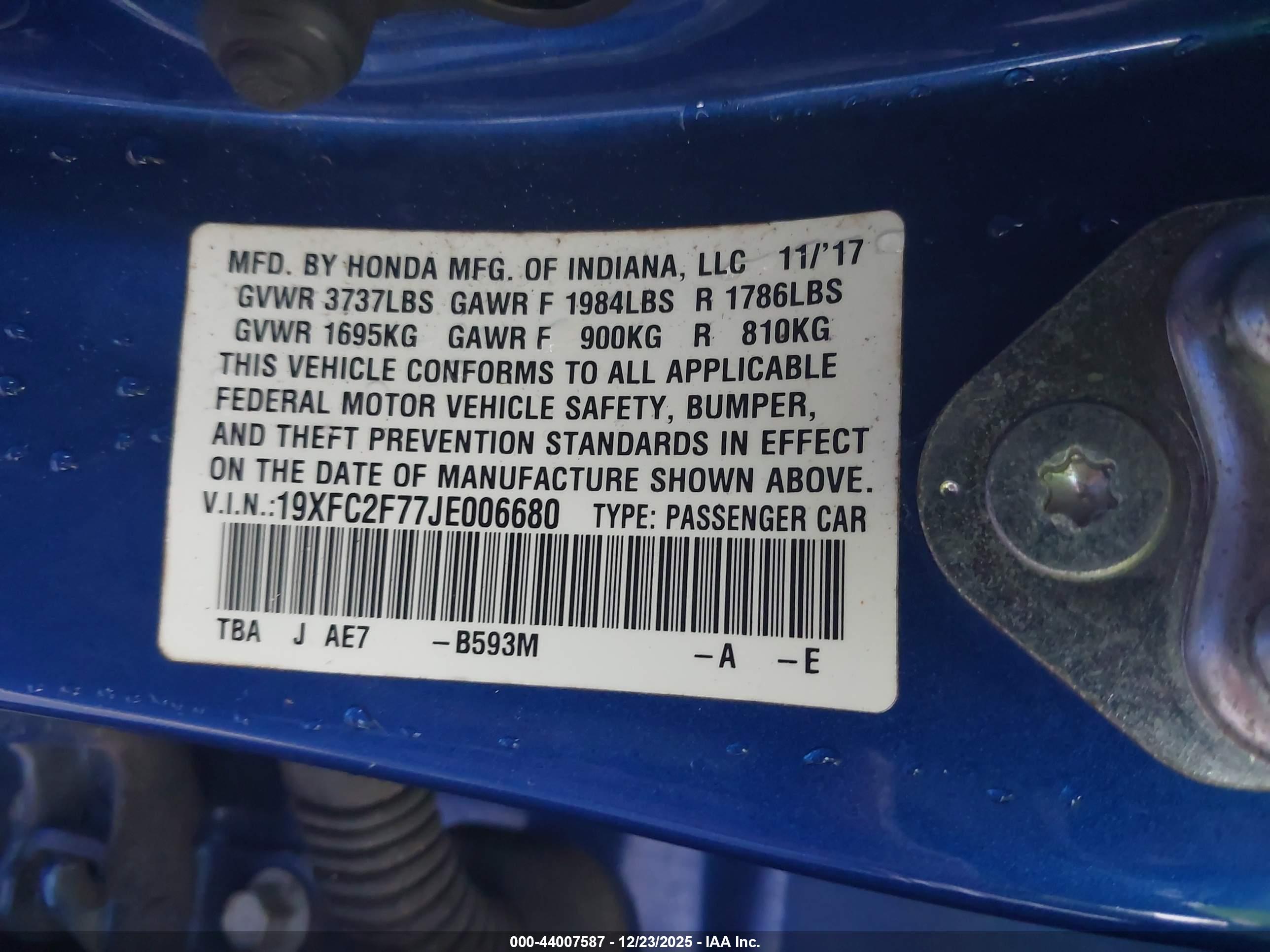 HONDA CIVIC image 9
